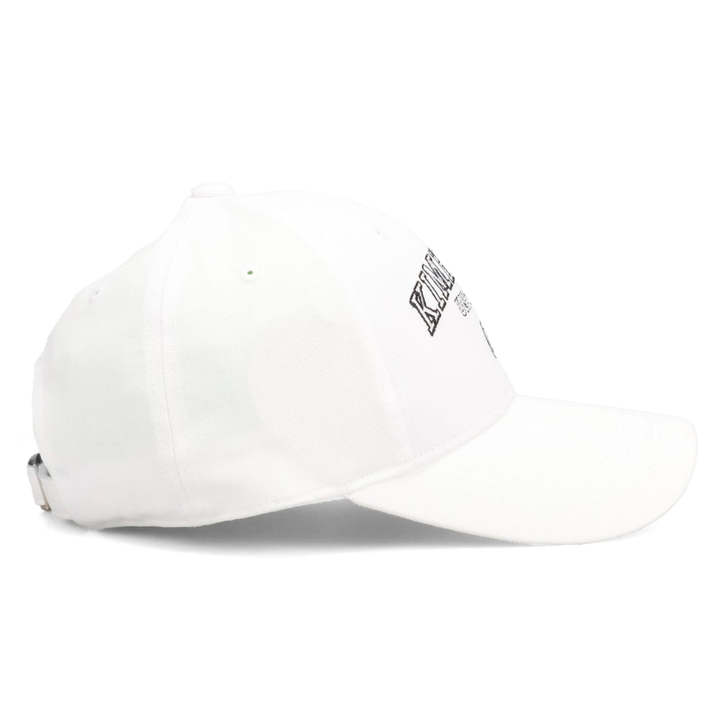 PEARL PIERCED BASEBALL CAP / WHITE
