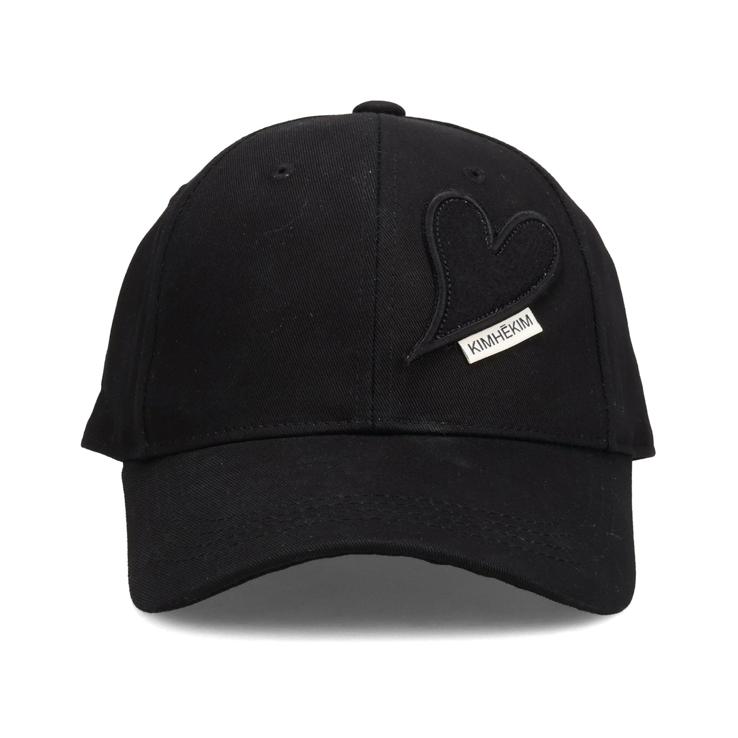 HEART PATCHES BALL CAP / BLACK