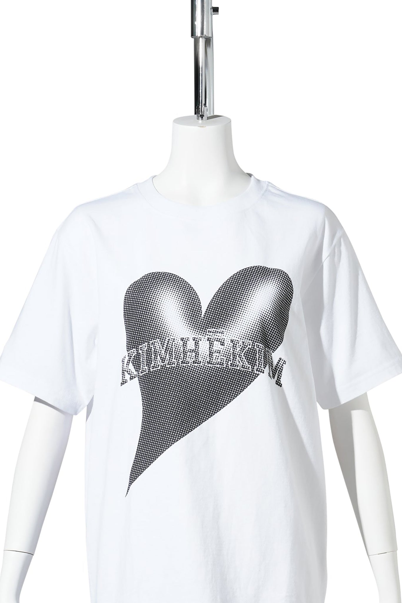 KIMHEKIM HEART BALLOON PRINT T-SHIRT / WHITE