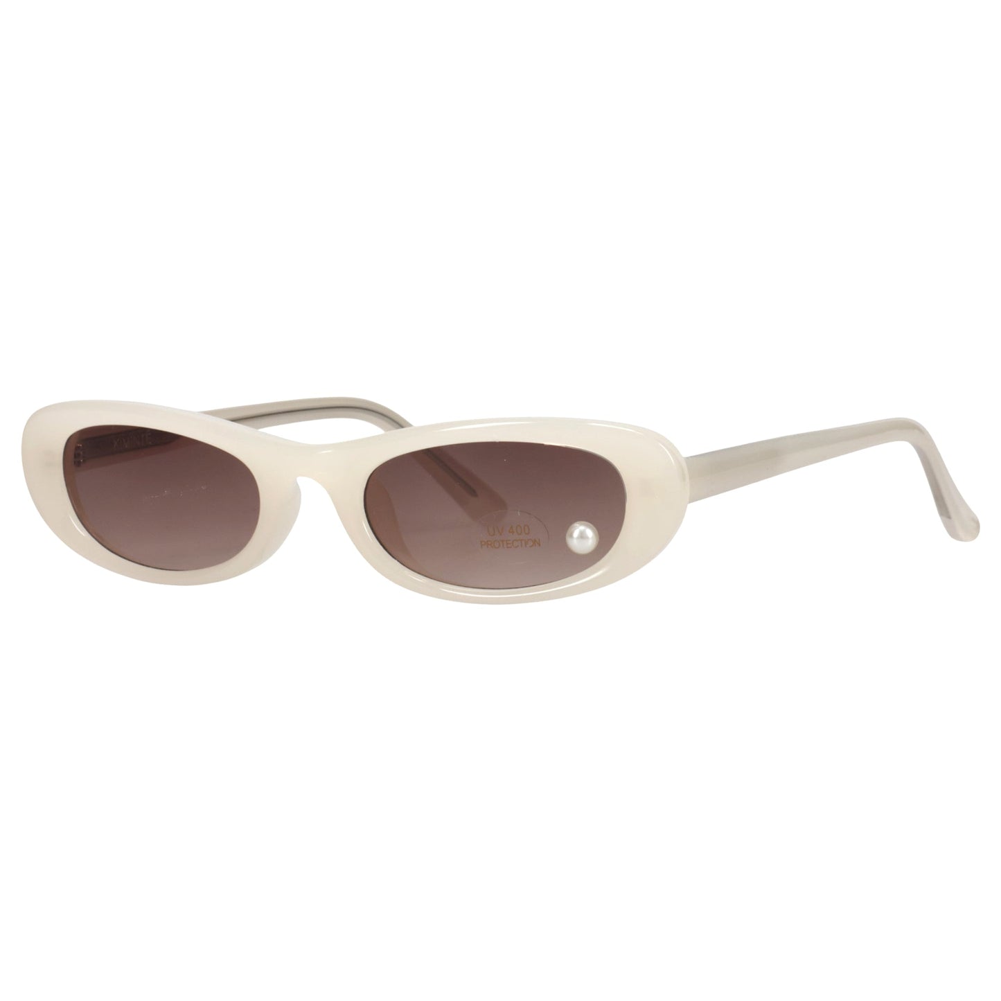 PEARL POINT SUNGLASSES / WHITE