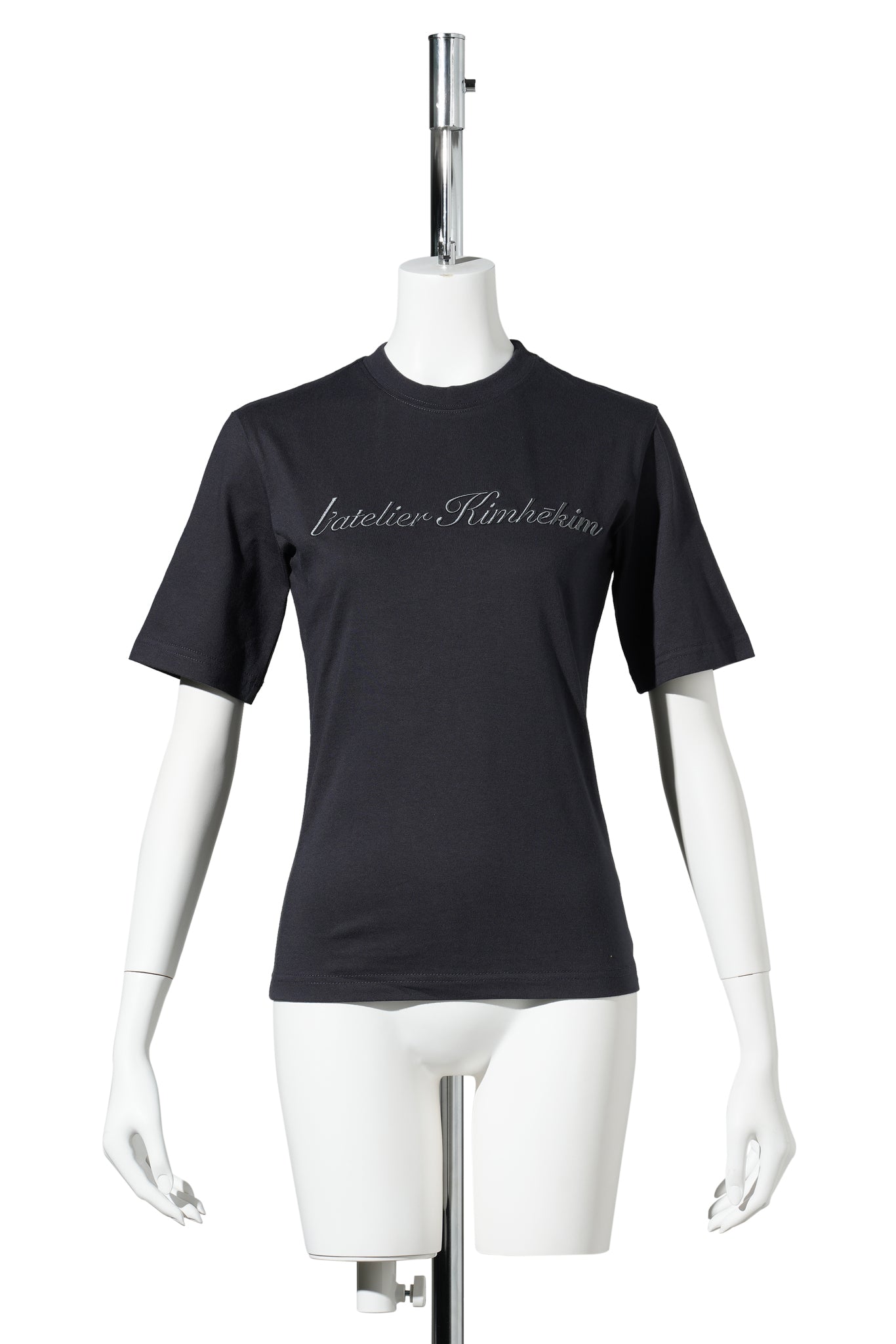 ATELIER LOGO EMBROIDERED T-SHIRT / NAVY