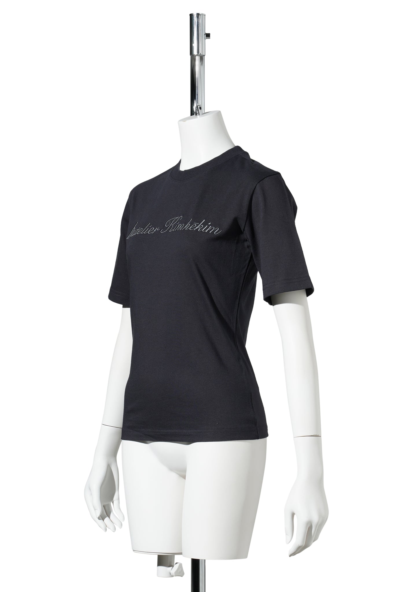 ATELIER LOGO EMBROIDERED T-SHIRT / NAVY