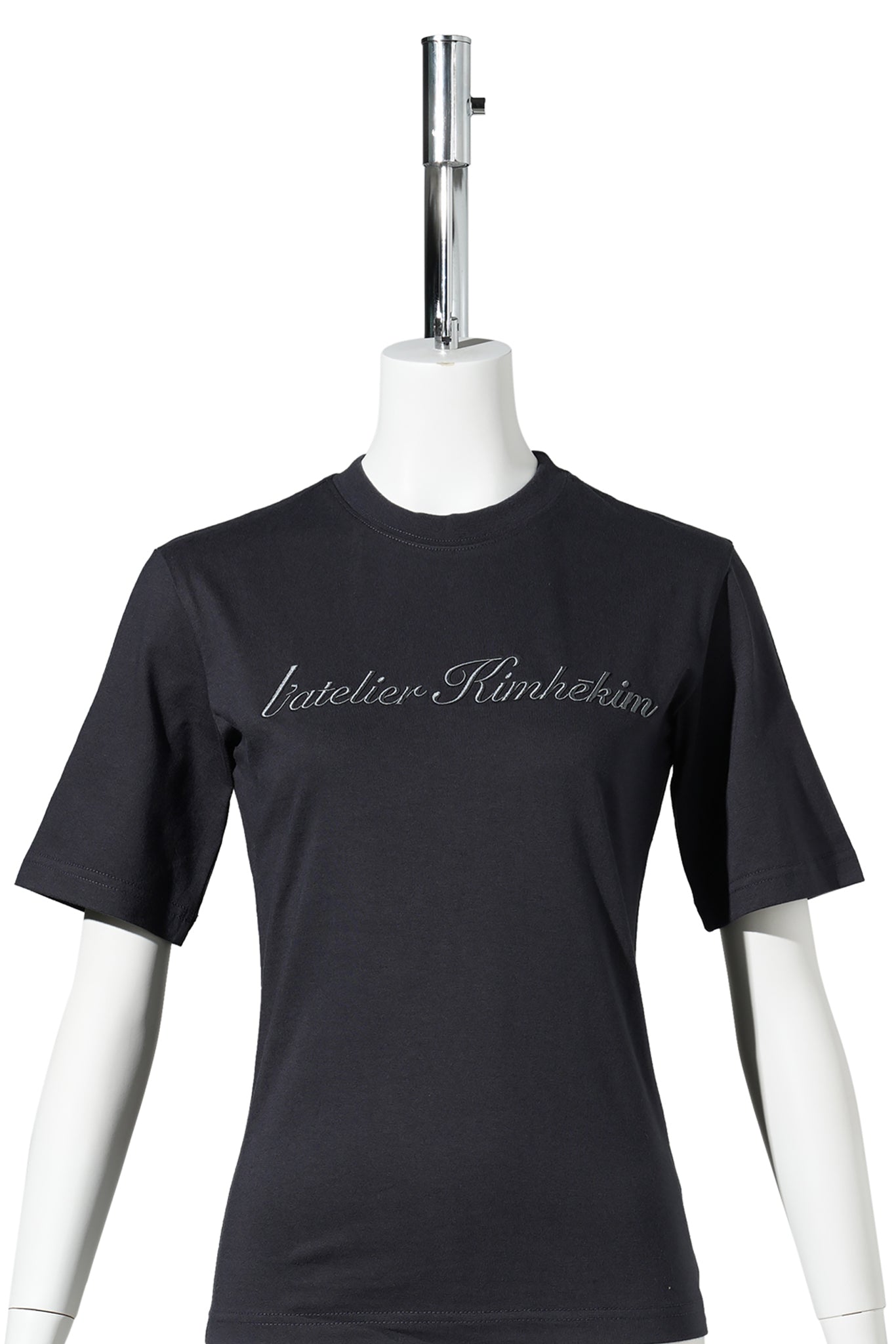 ATELIER LOGO EMBROIDERED T-SHIRT / NAVY