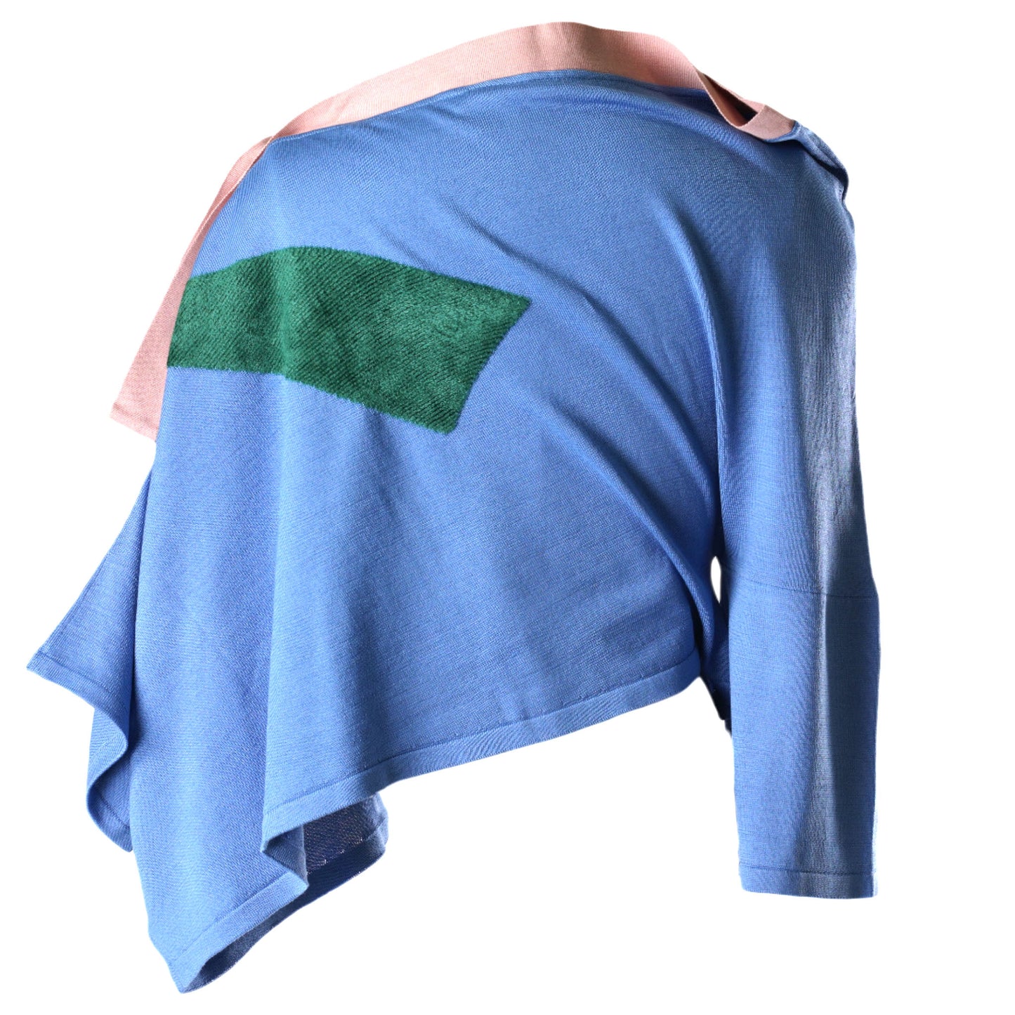 FORTUNATI KNIT TOP / PACIFIC BLUE/FOREST GREEN