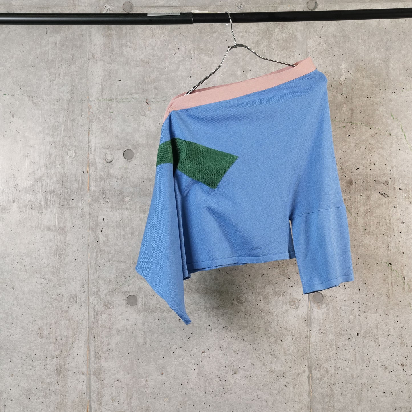 FORTUNATI KNIT TOP / PACIFIC BLUE/FOREST GREEN