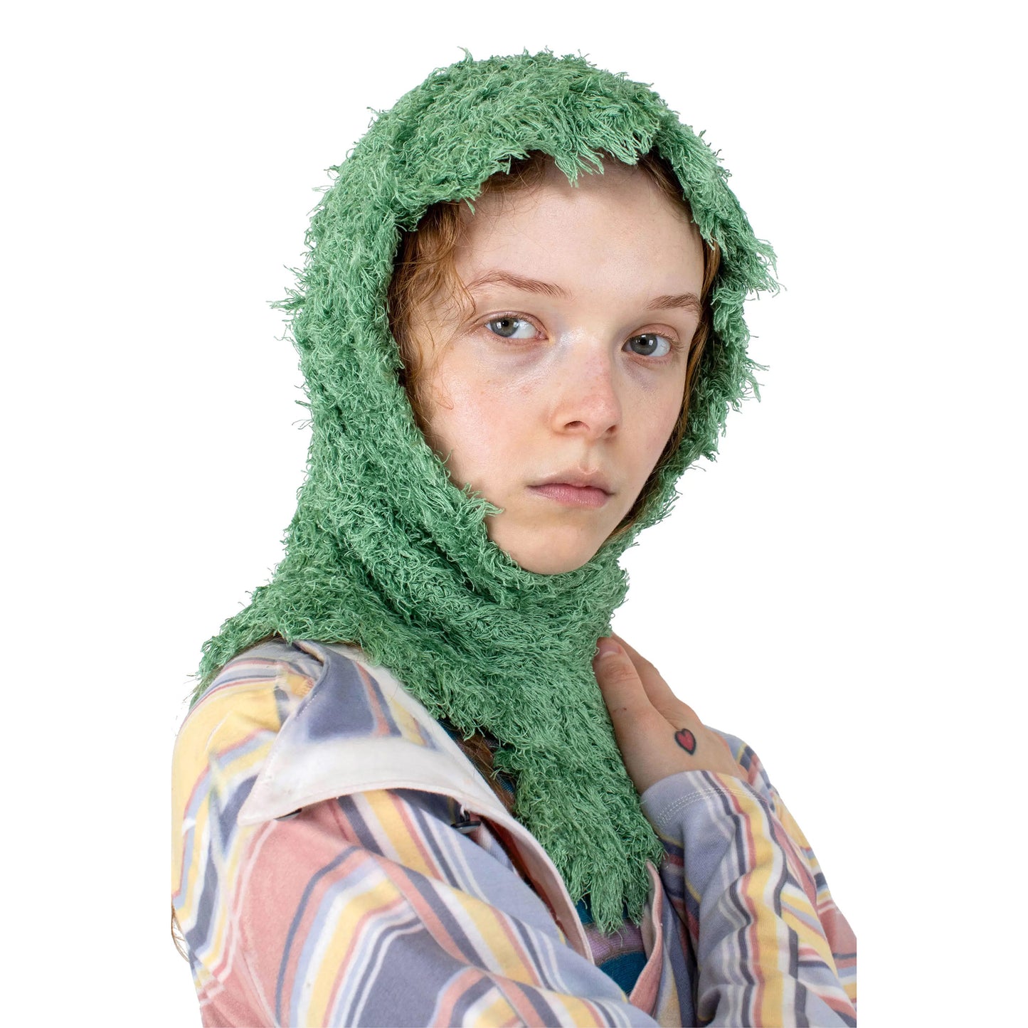 CARLA KNITTED HEADDRESS / JADE