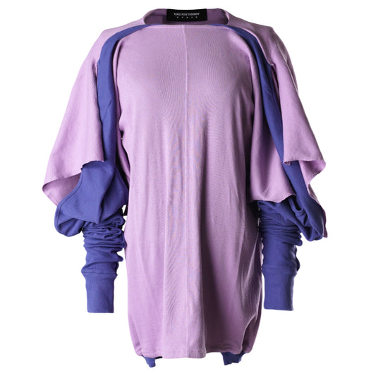 CIRCE JERSEY TOP / ORCHID MIST/ROYAL BLUE