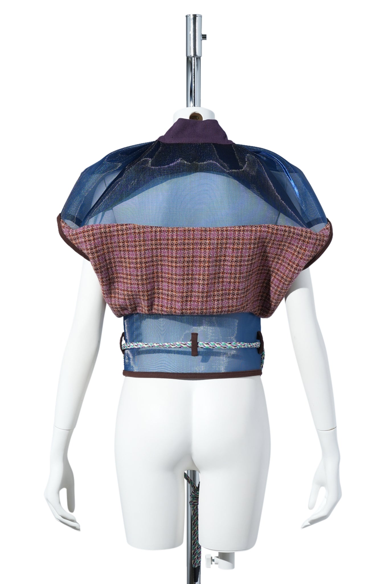 EARTHA FITTED GILET / ROSEWOOD TWEED