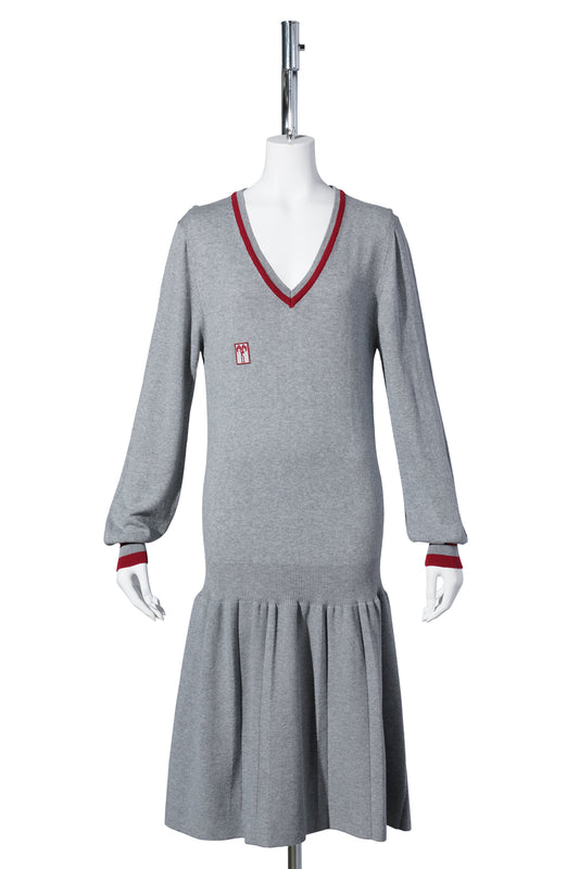 VIVIAN JUMPER DRESS / LONDON FOG