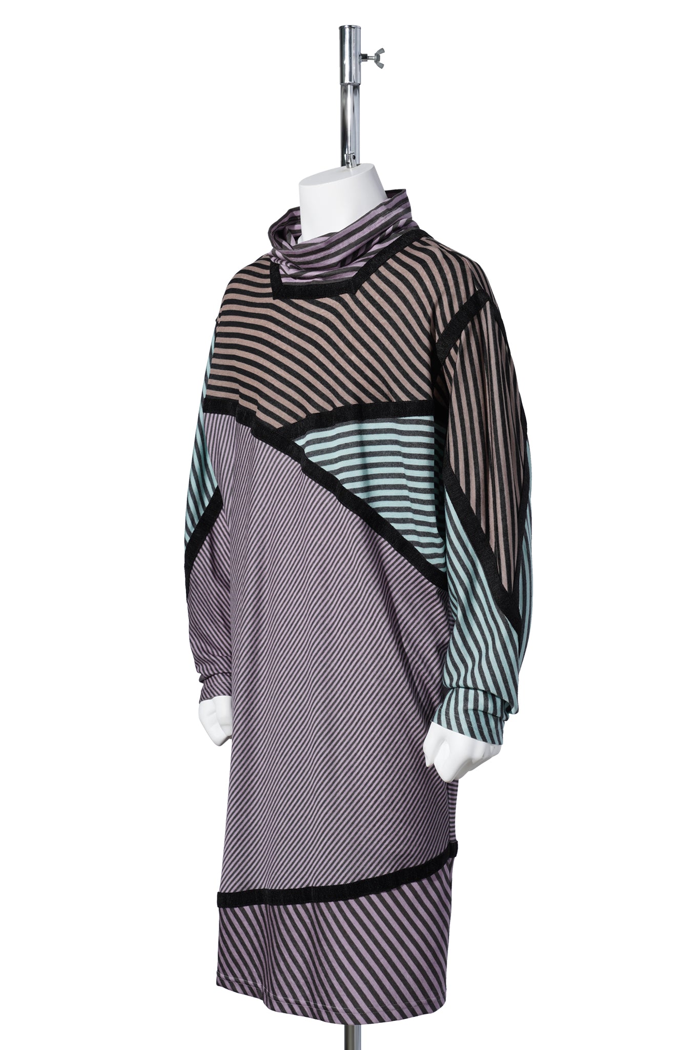 RADAY JERSEY TUNIC / LILAC & GREY