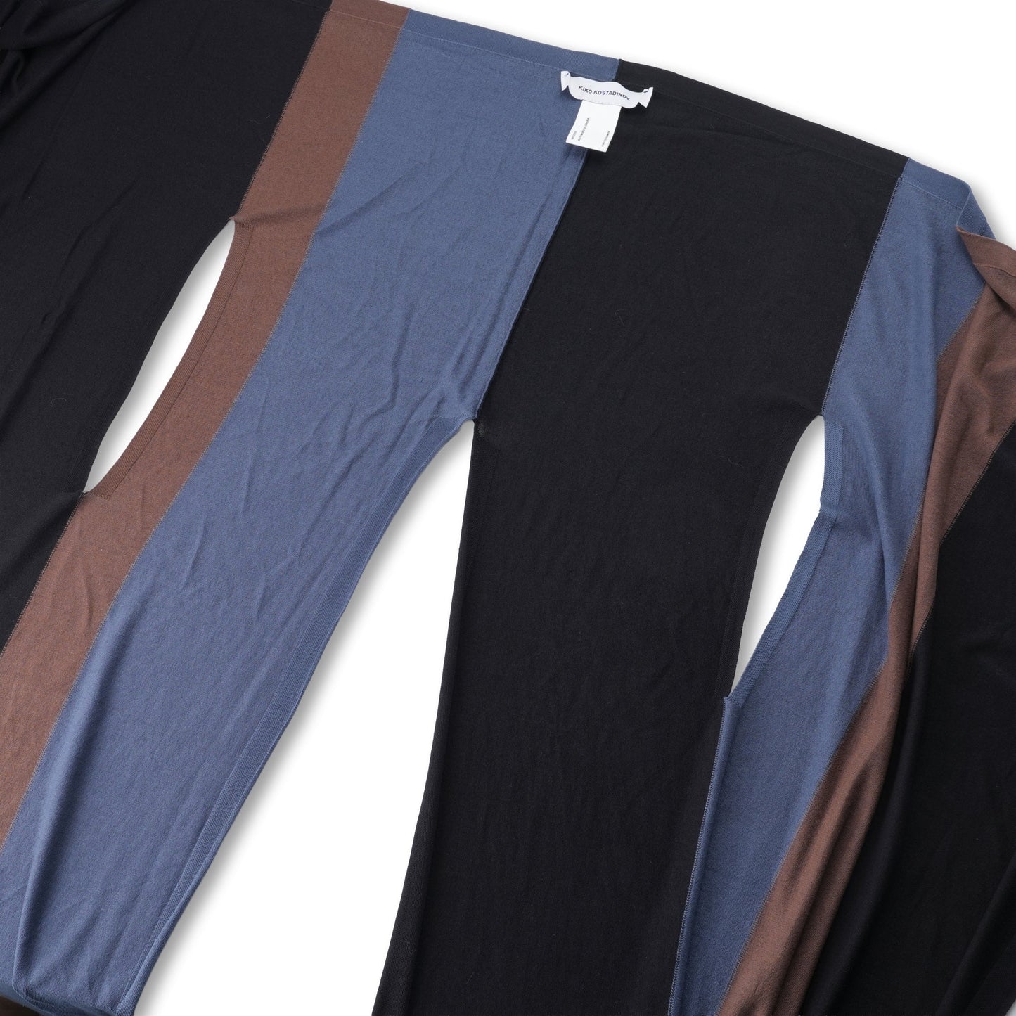 SIGO WIDE KNIT SCARF / BROWN