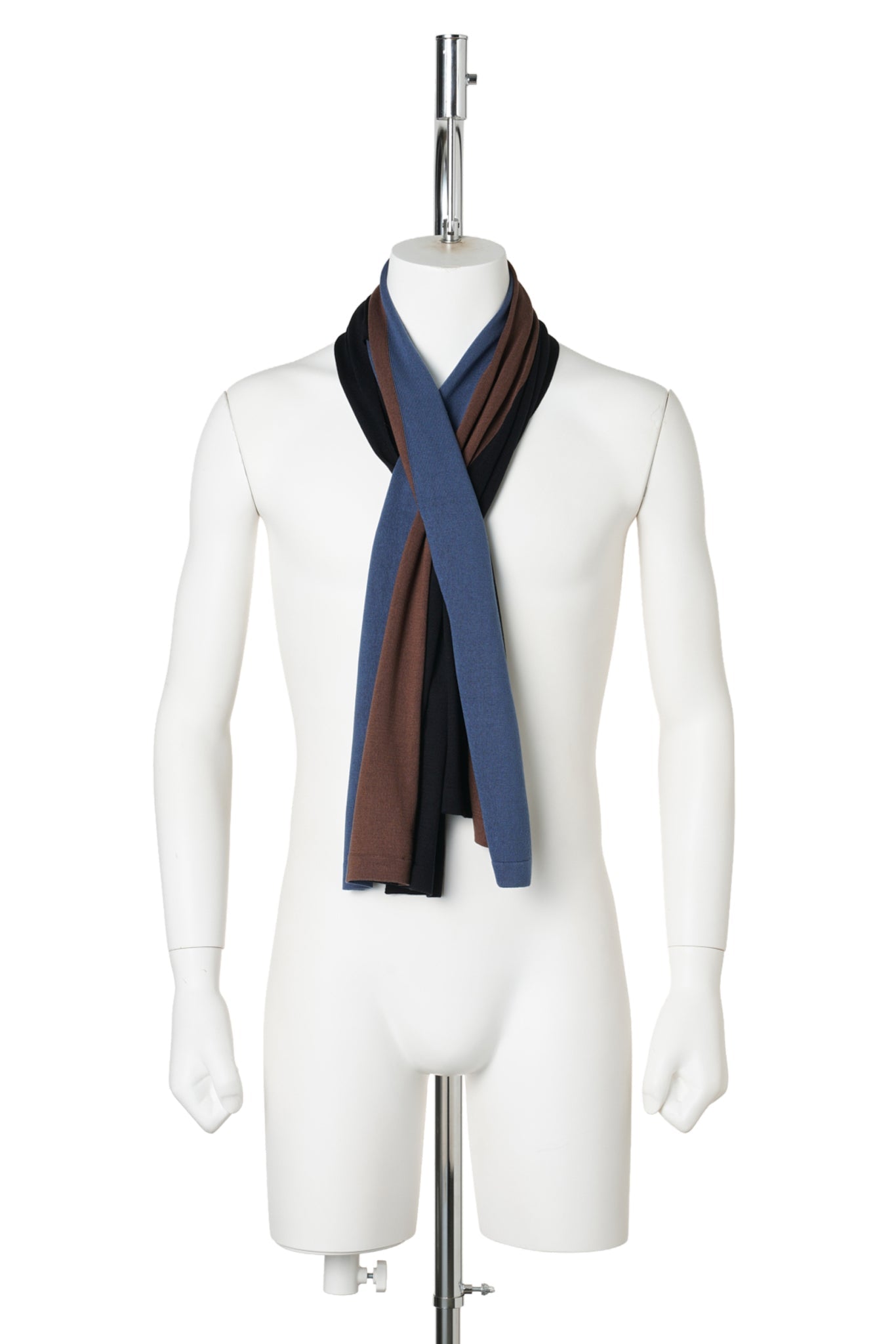 SIGO KNIT SCARF / BROWN
