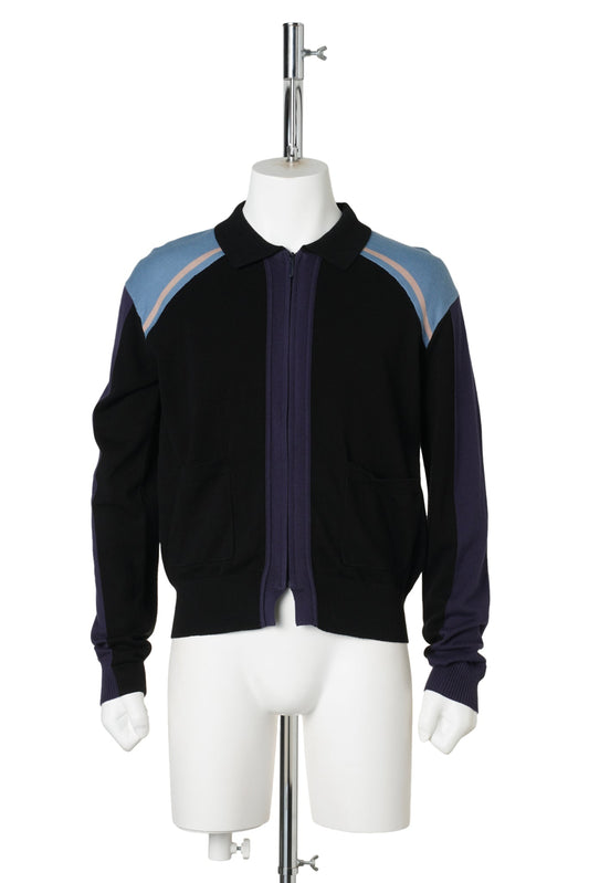 MUNNO KNIT CARDIGAN / PHANTOM BLACK