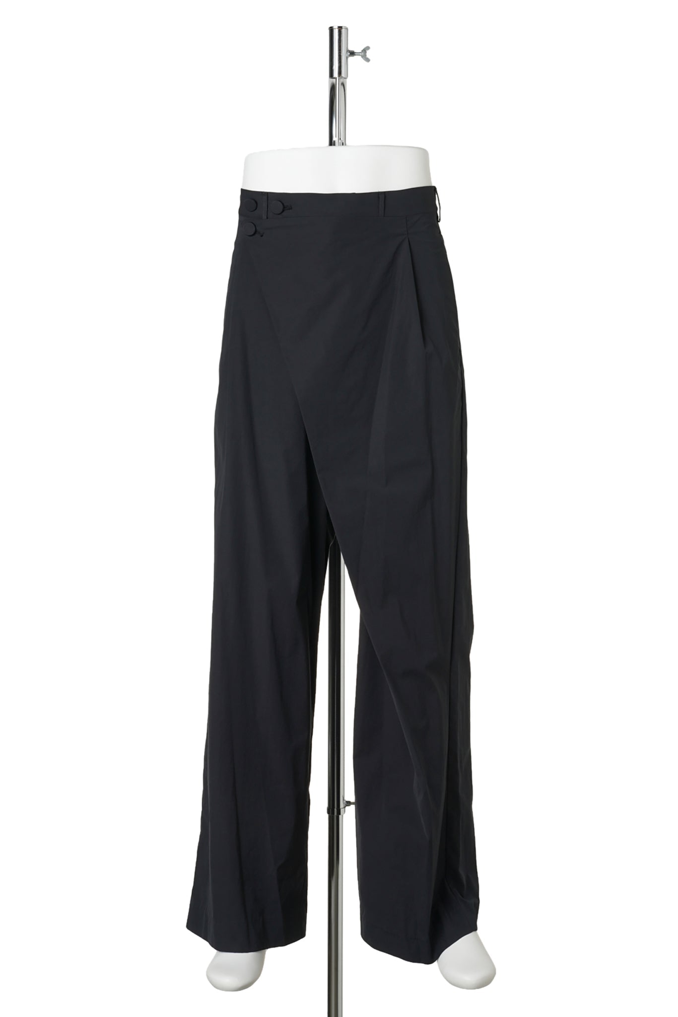 KIPPEL WRAP TROUSERS / PITCH BLACK