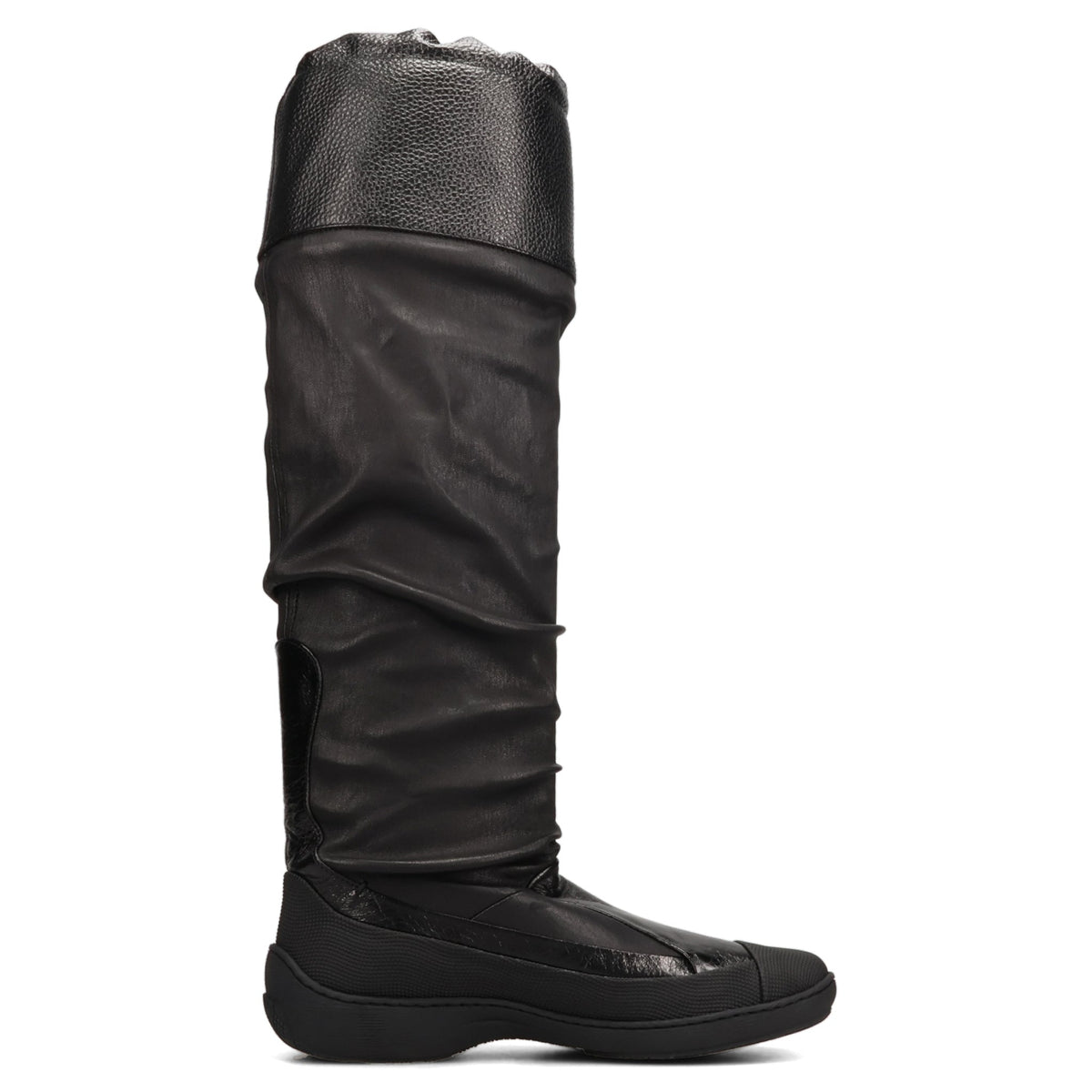 AVOCET LEATHER BOOTS / INK BLACK