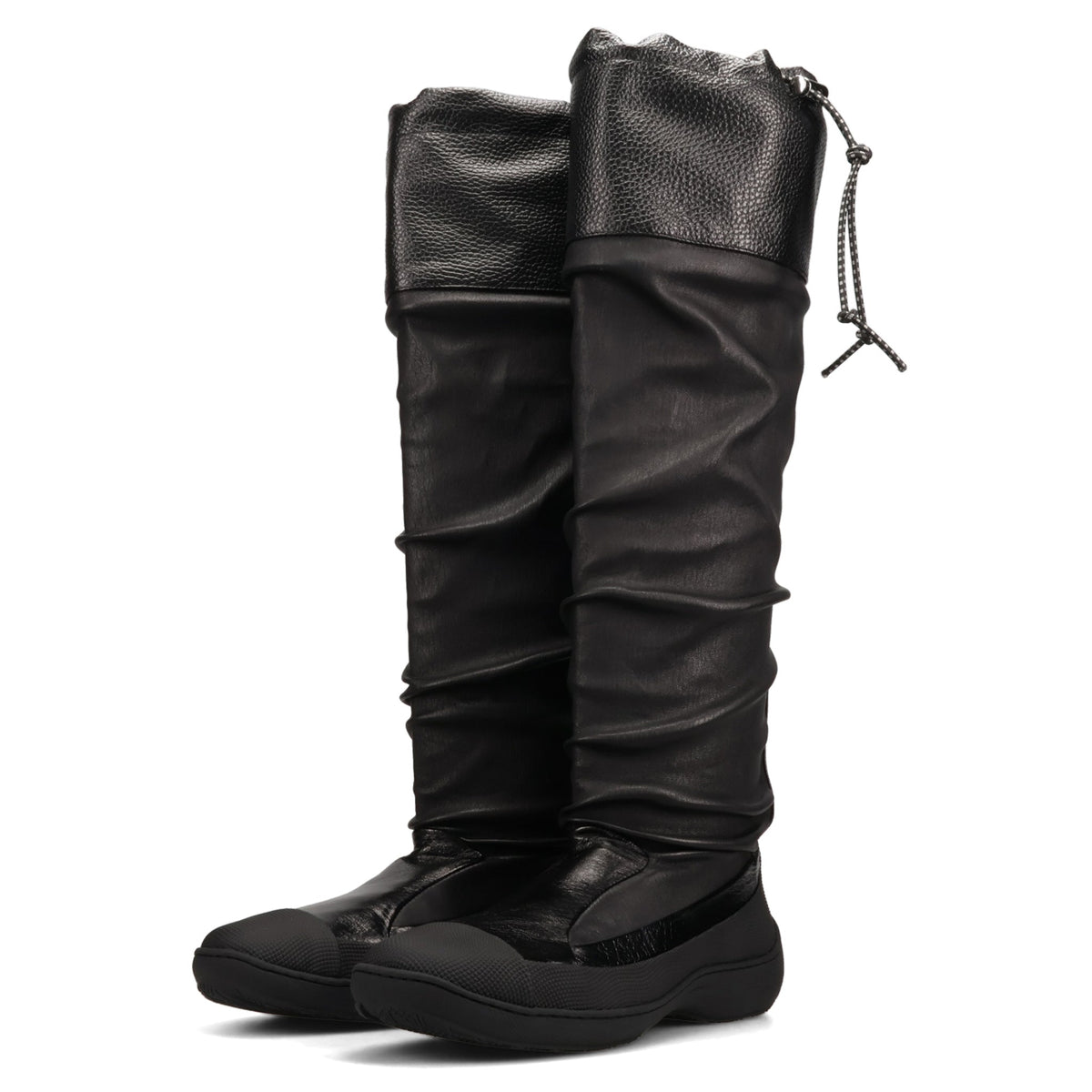 AVOCET LEATHER BOOTS / INK BLACK