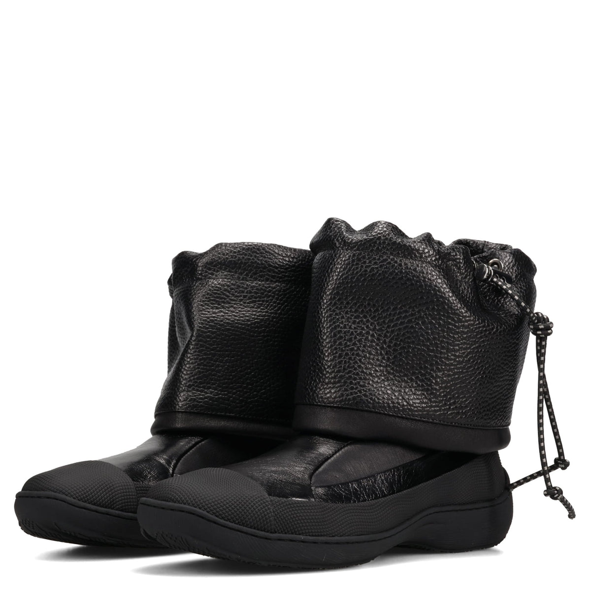 AVOCET LEATHER BOOTS / INK BLACK
