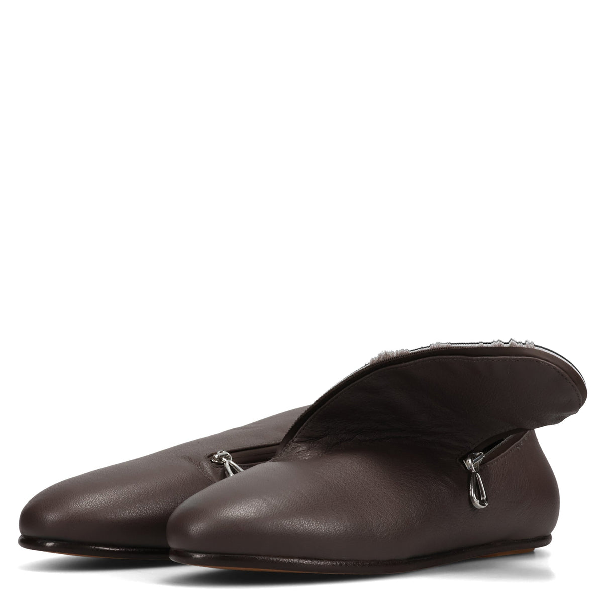 PETREL SHEARLING LINED LOAFERS / PANTHER BLACK