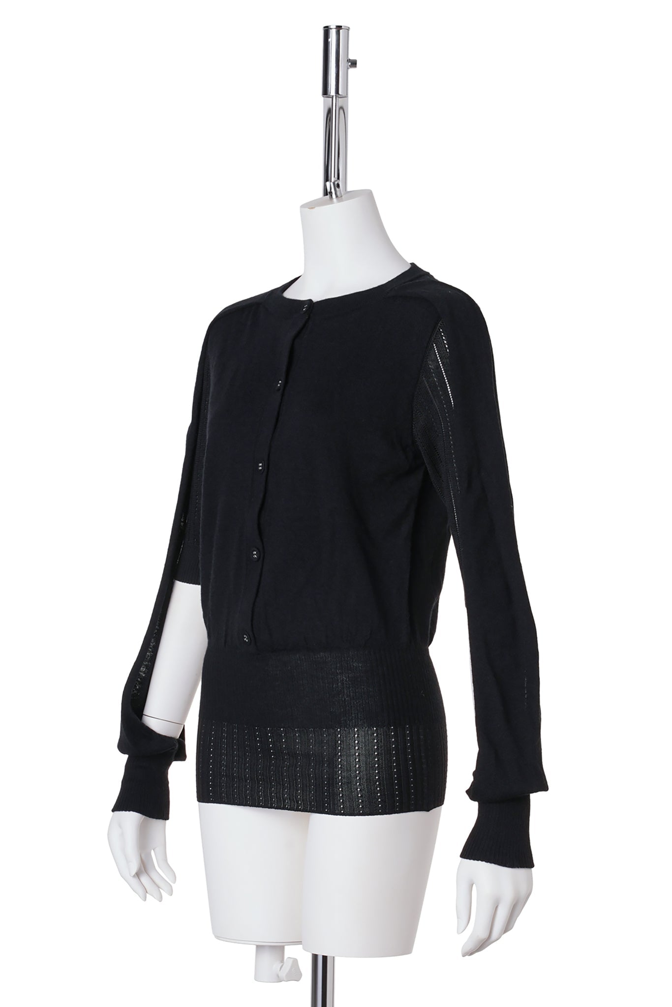 CORELLA DOUBLE SLEEVE JUMPER / NEBULAR BLACK