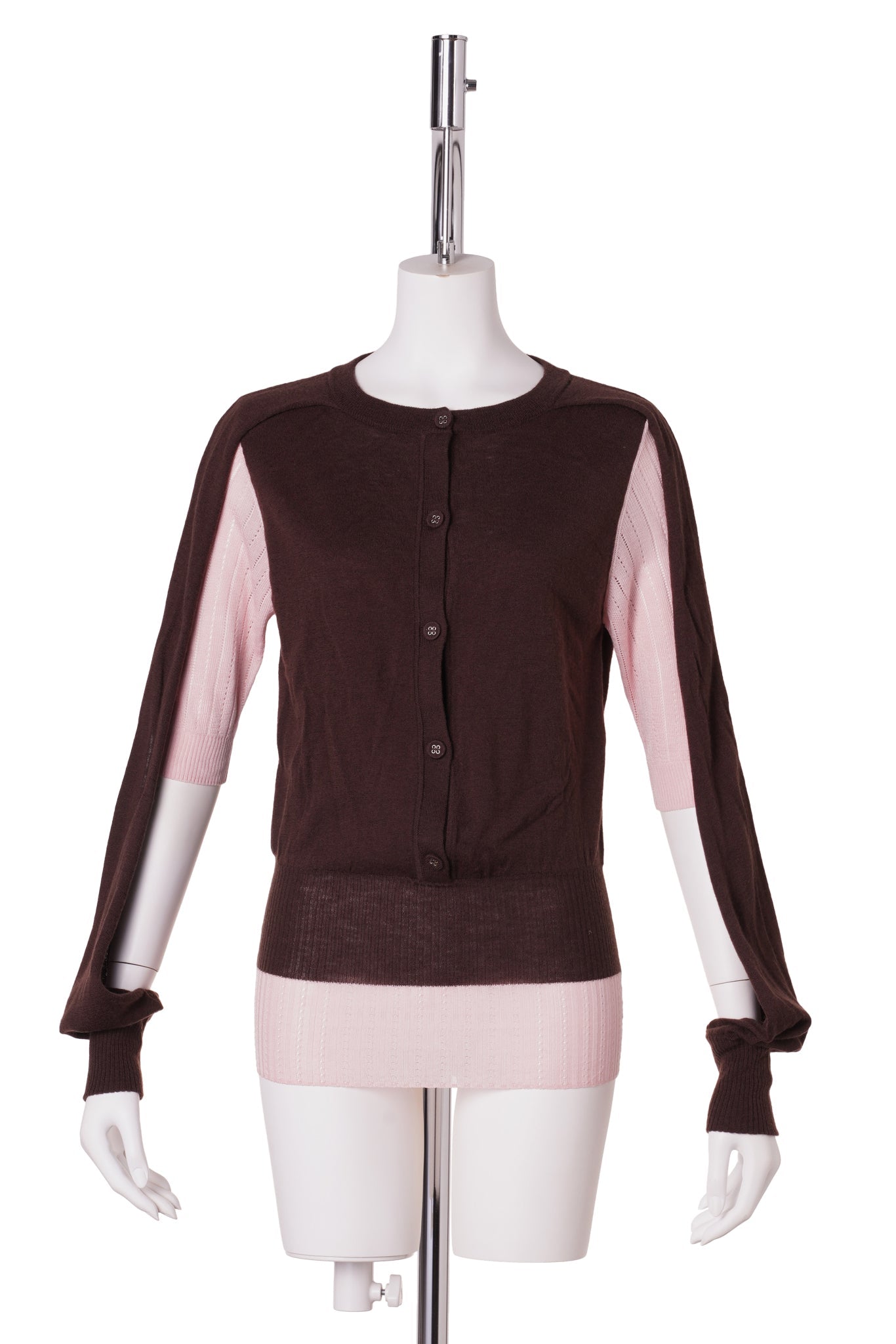 CORELLA DOUBLE SLEEVE JUMPER / MAHOGANY