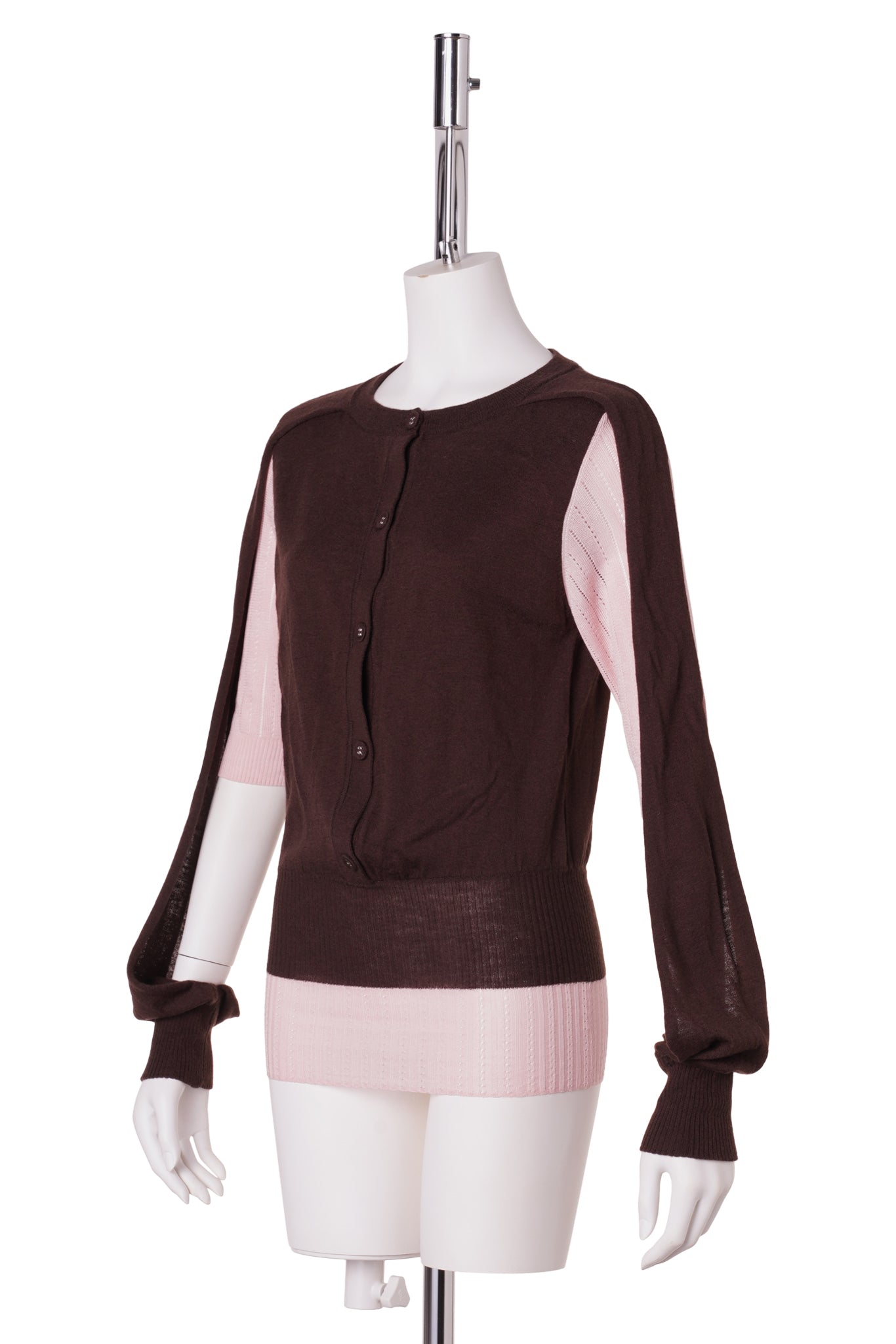 CORELLA DOUBLE SLEEVE JUMPER / MAHOGANY