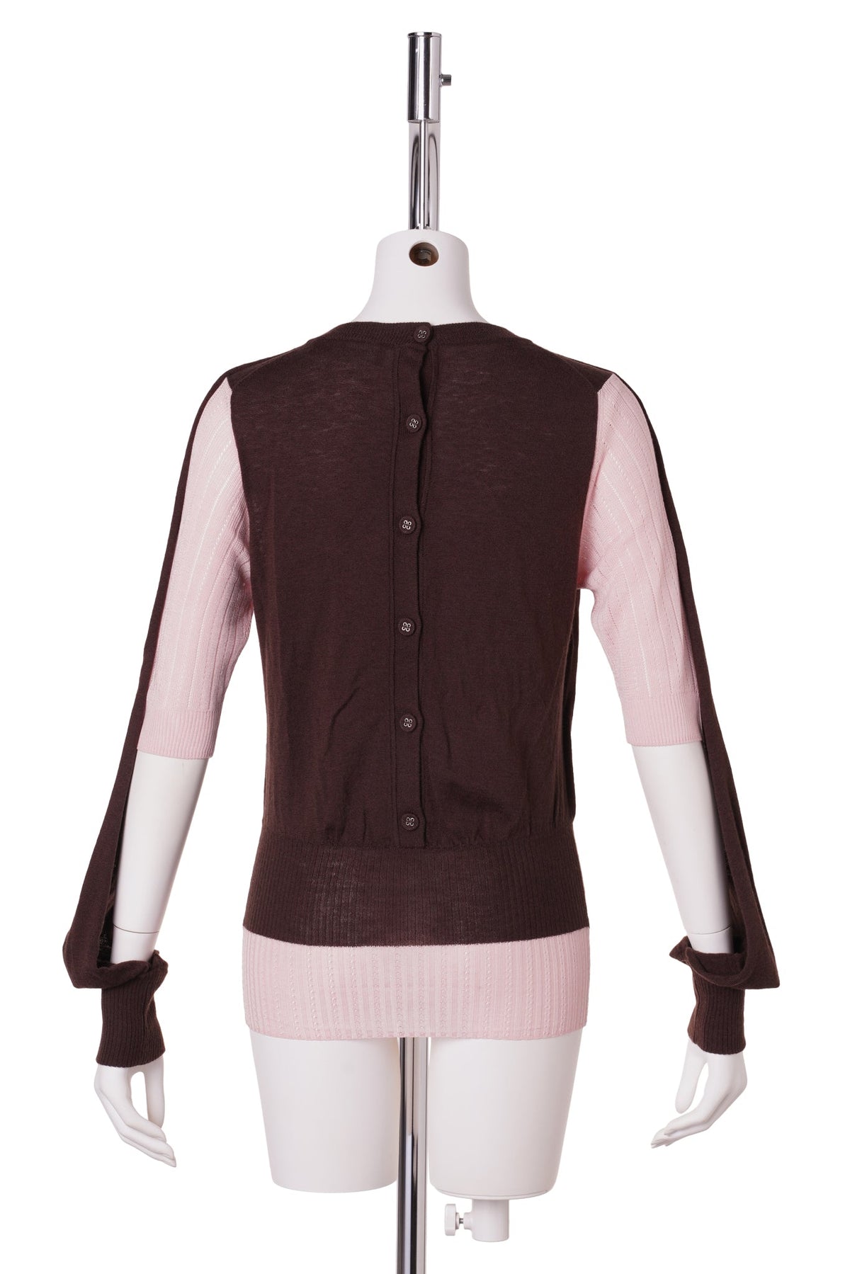 CORELLA DOUBLE SLEEVE JUMPER / MAHOGANY