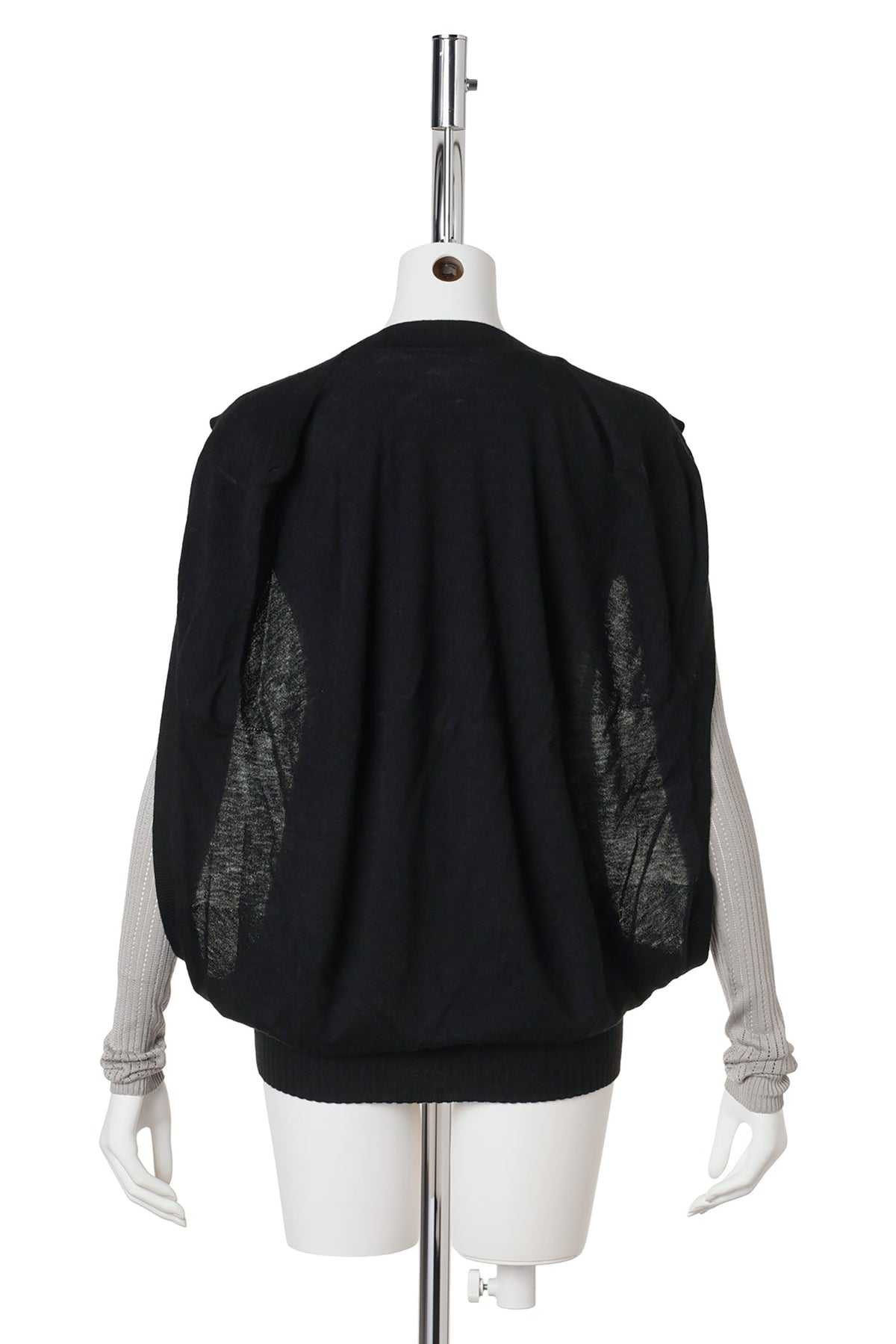 GUILLEMOT COCOON CARDIGAN / NEBULAR BLACK & SILVER GREY