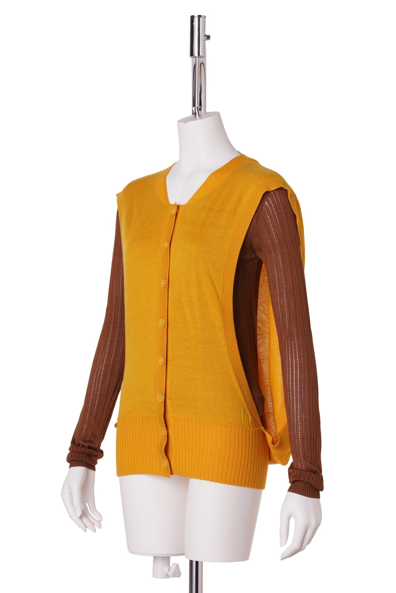 GUILLEMOT COCOON CARDIGAN / FLEUR DE LIS & MOCHA