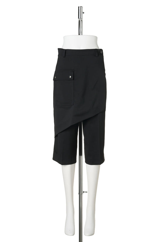 LINNET WRAP CULOTTES / CROW BLACK