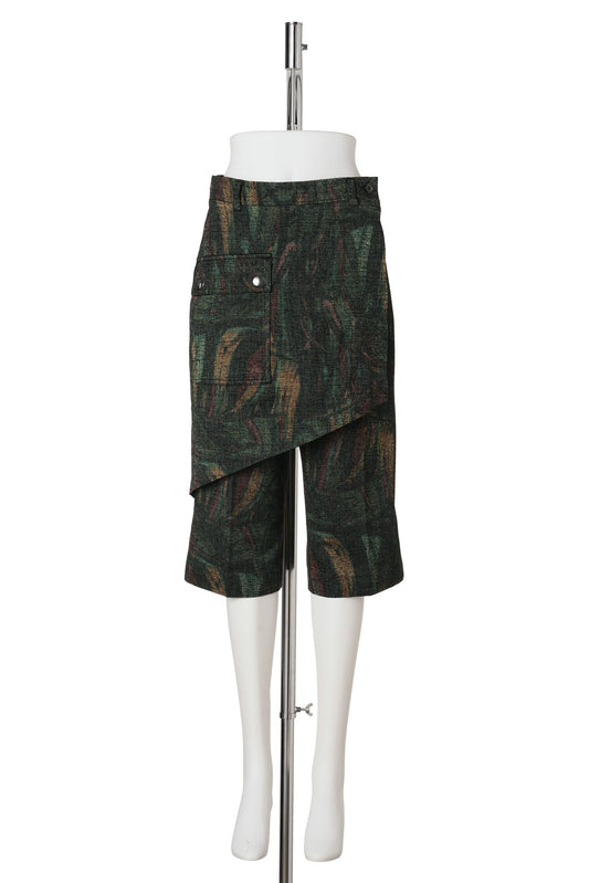 LINNET WRAP CULOTTES / FOREST PRINT