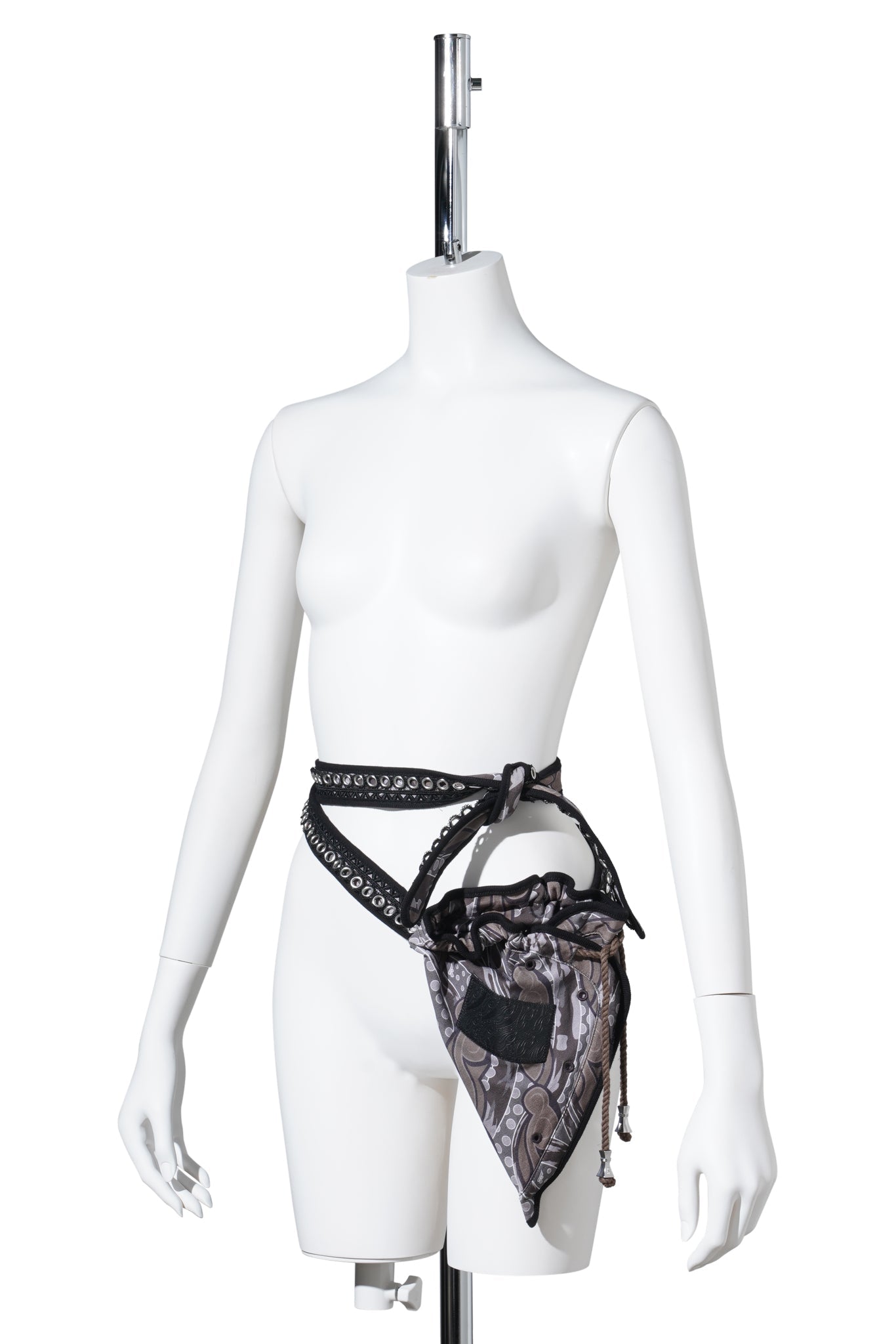 HATHA JERSEY BAG / IRON/BLACK