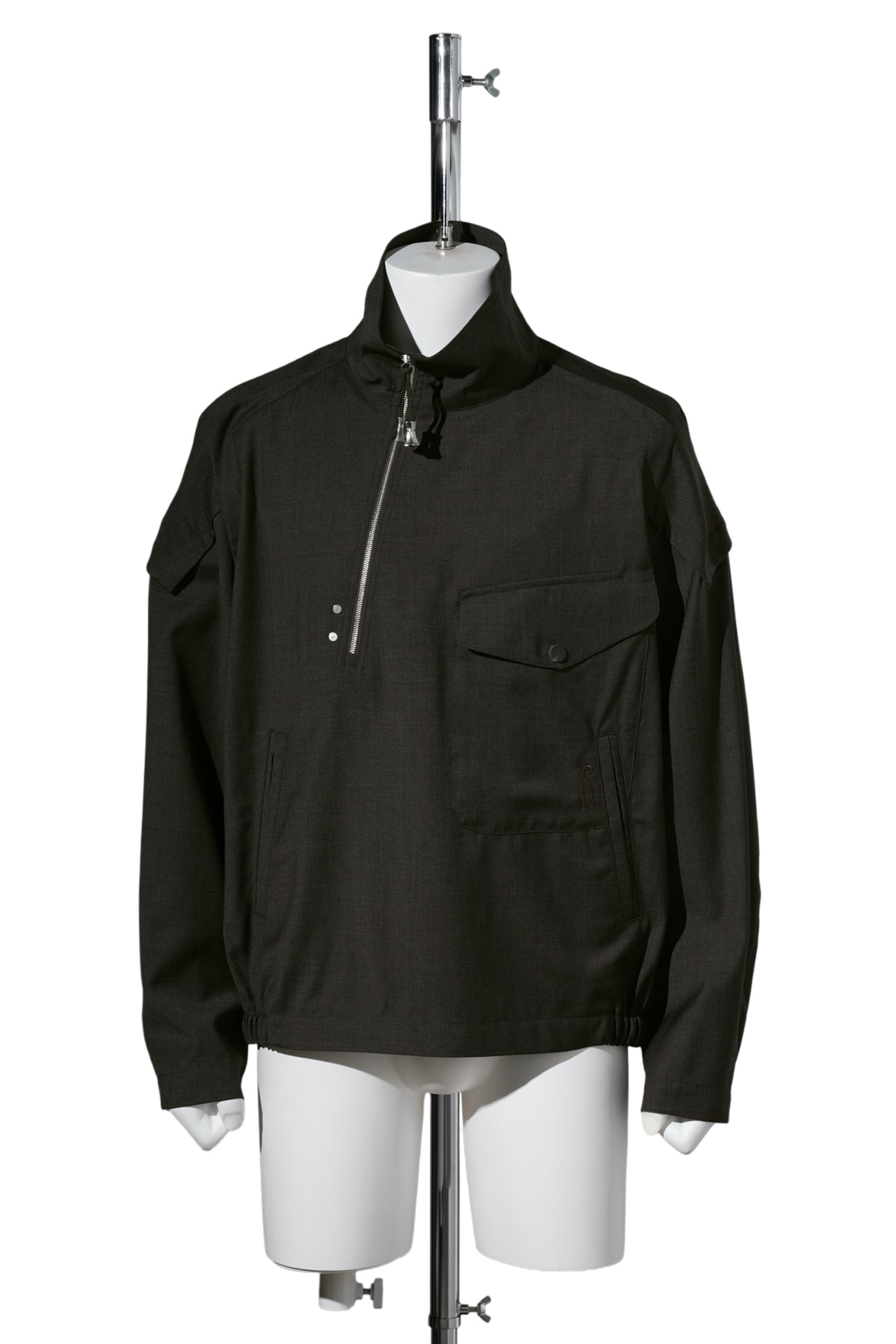 FARKAS PULLOVER JACKET / UMBER BROWN