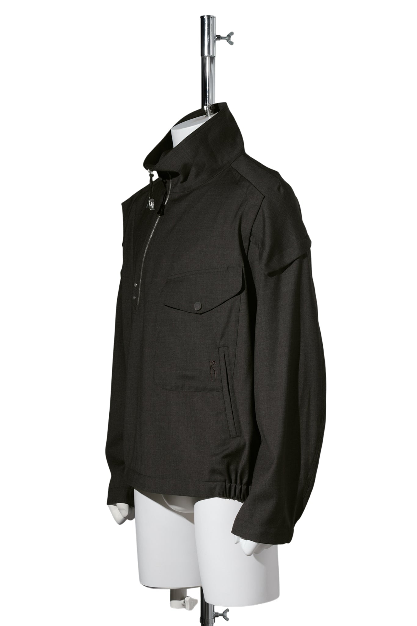 FARKAS PULLOVER JACKET / UMBER BROWN