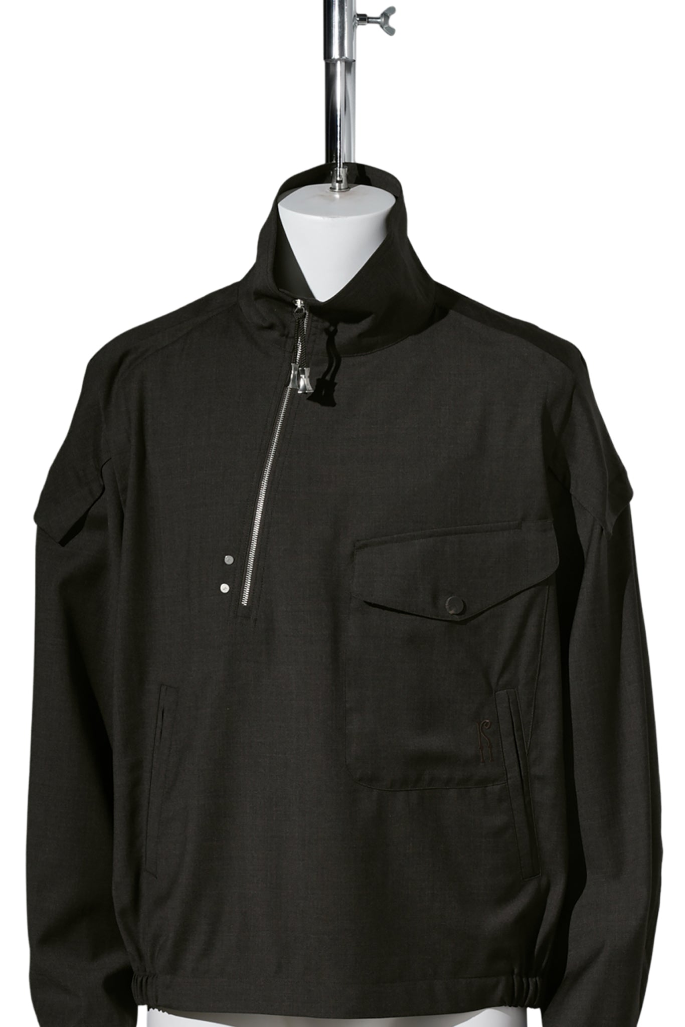 FARKAS PULLOVER JACKET / UMBER BROWN