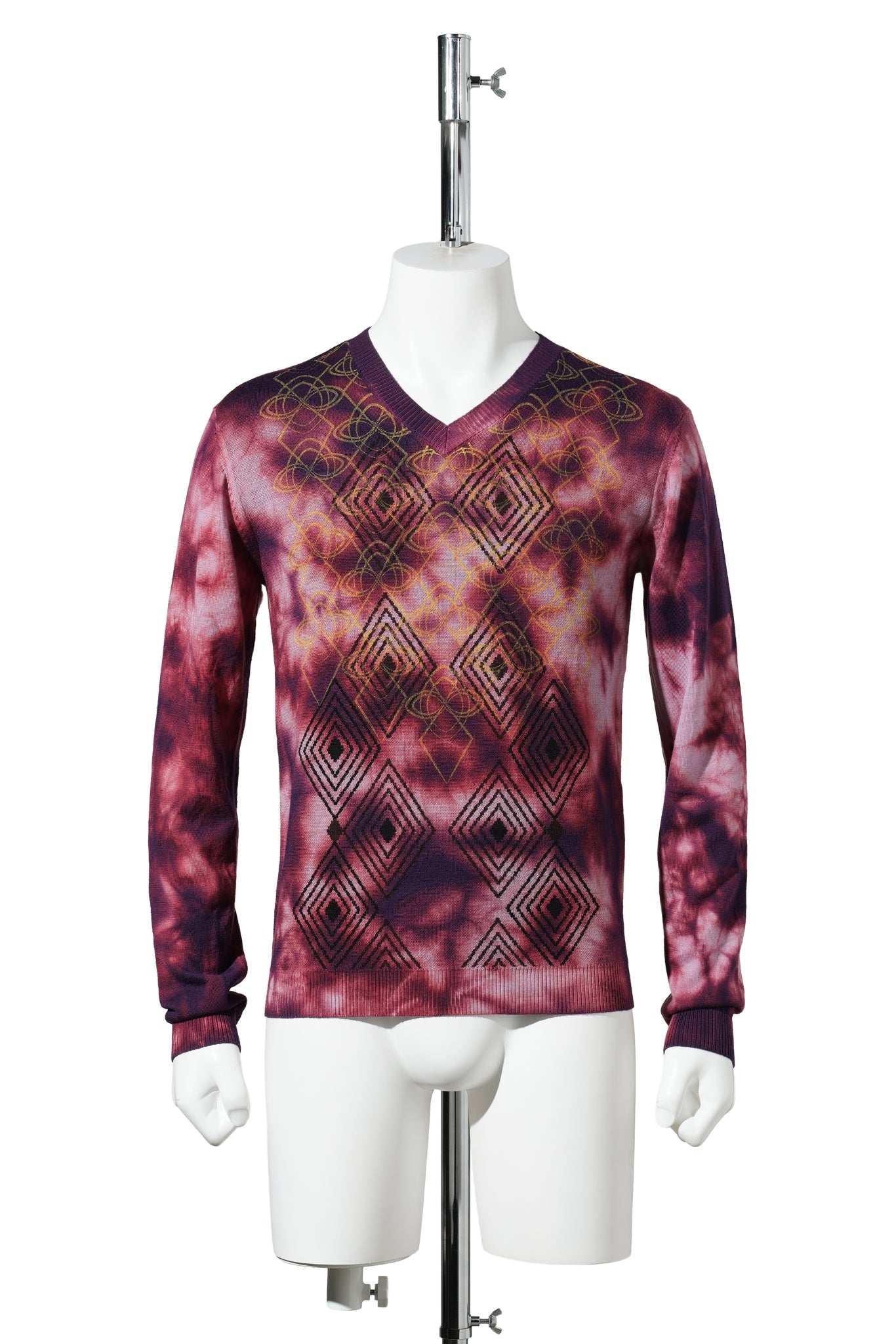 HATHA V-NECK KNIT / FUCHSIA