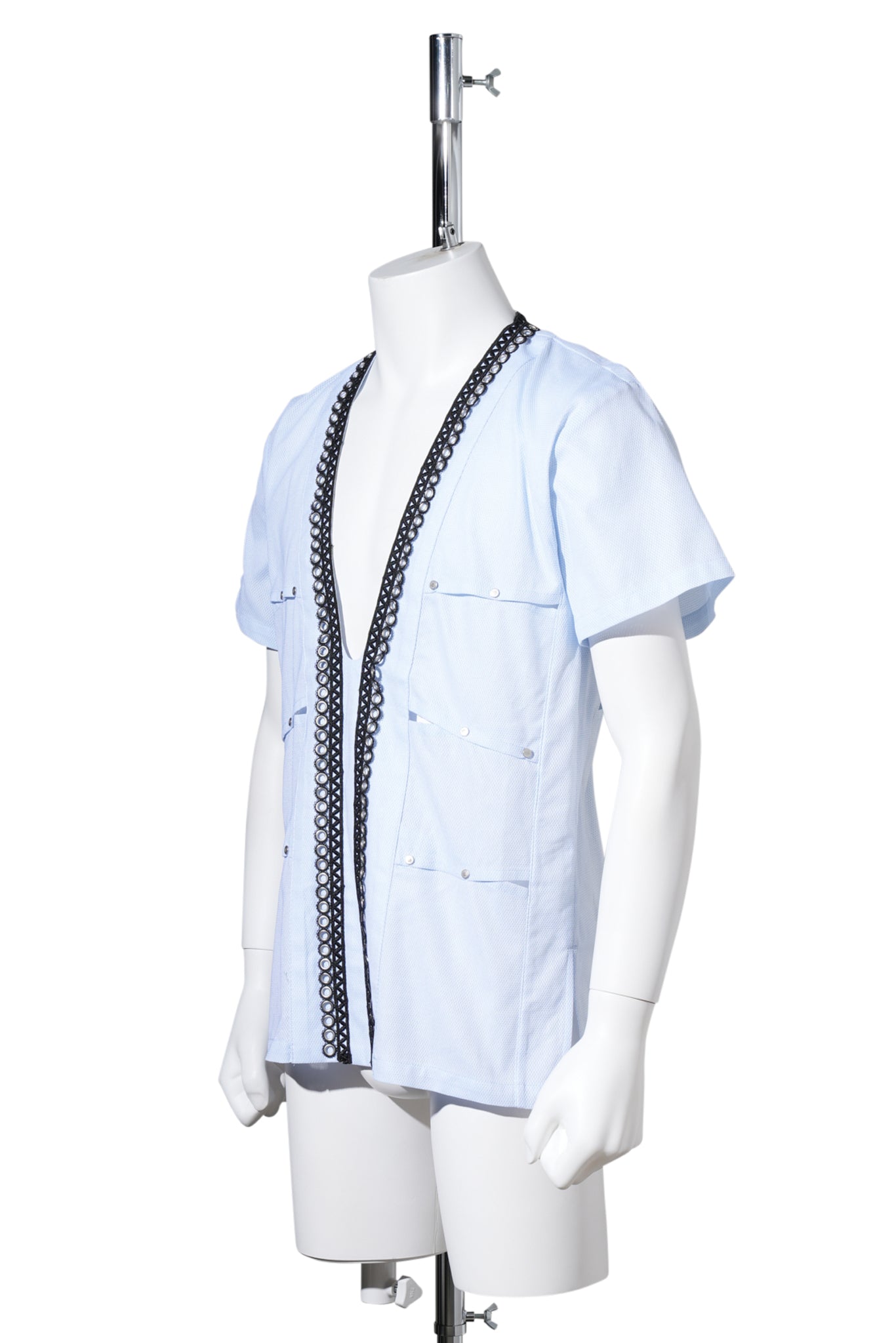 HATHA PANELLED SHIRT / PALE BLUE
