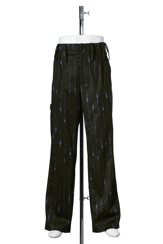 FERENC TROUSER / BLACK & ROYAL BLUE