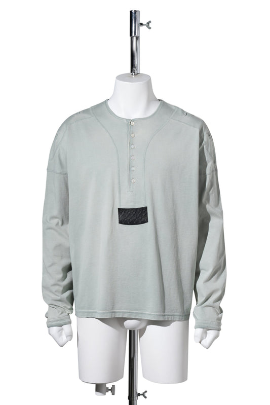 SARGO LONG SLEEVE HENLE / SEASHORE