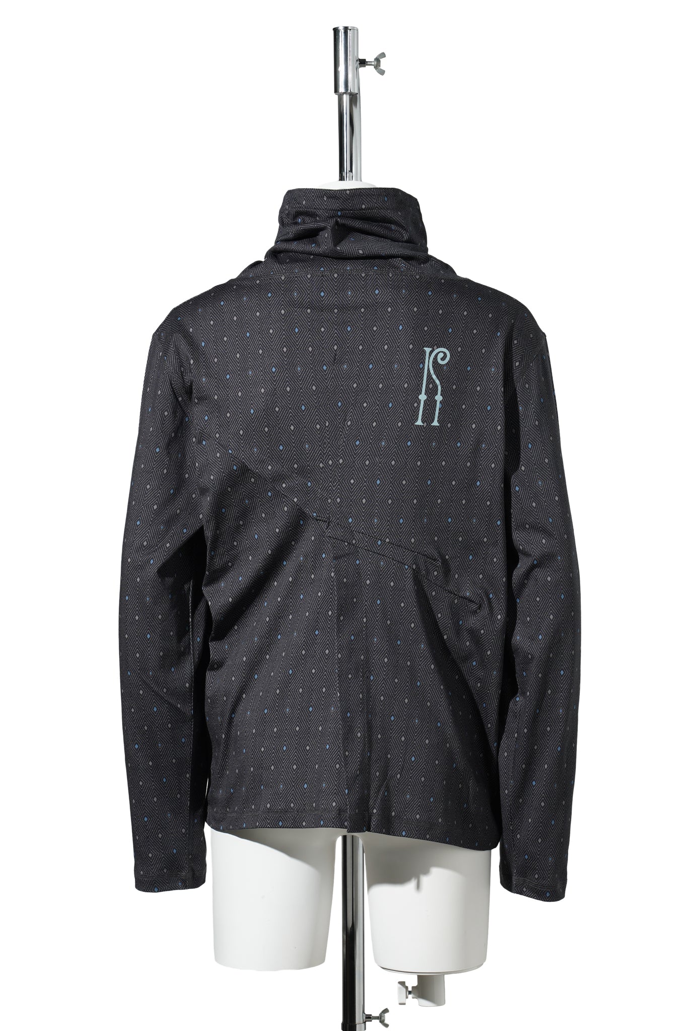 OHNE LONG SLEEVE MOCK NECK / BLACK/SAPPHIRE