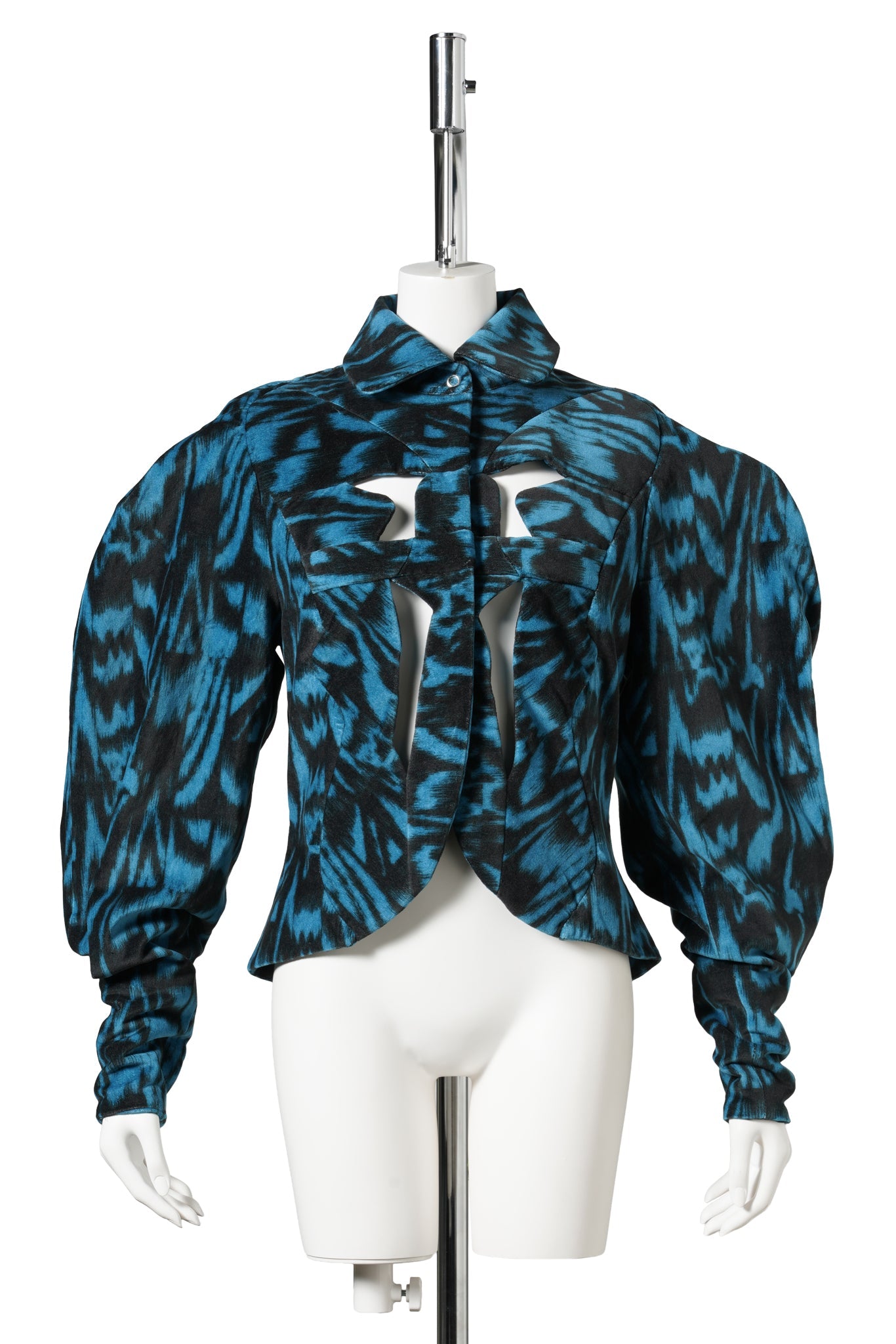 ISTRIAN JACKET / SAPPHIRE BLUE & BLACK