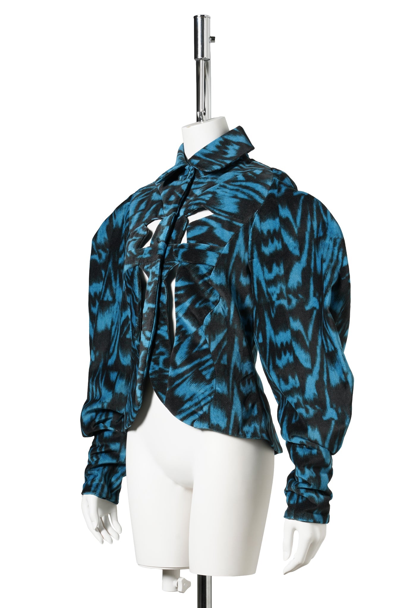 ISTRIAN JACKET / SAPPHIRE BLUE & BLACK