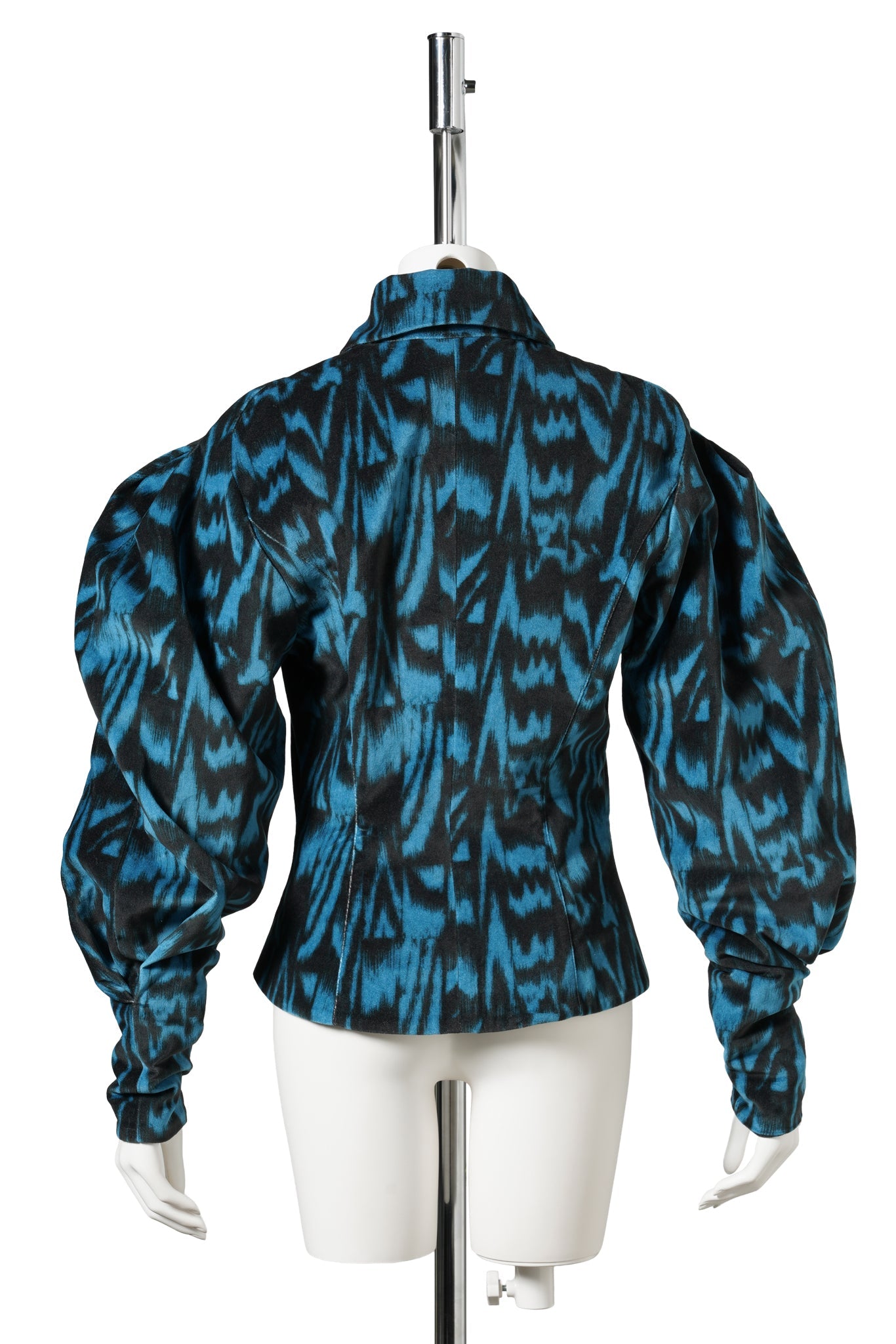 ISTRIAN JACKET / SAPPHIRE BLUE & BLACK