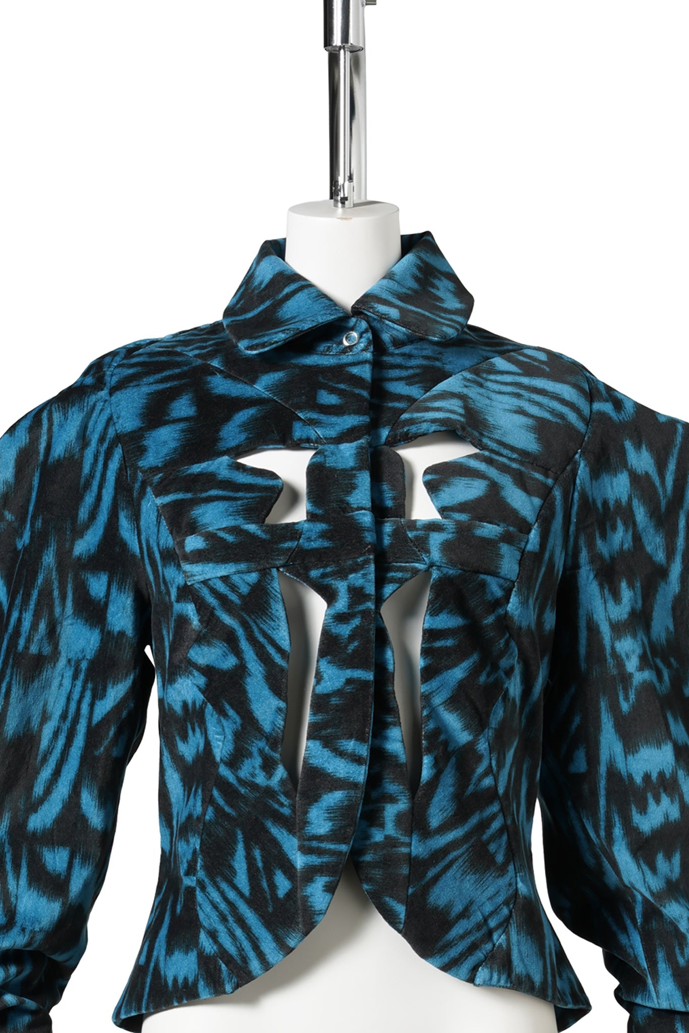 ISTRIAN JACKET / SAPPHIRE BLUE & BLACK