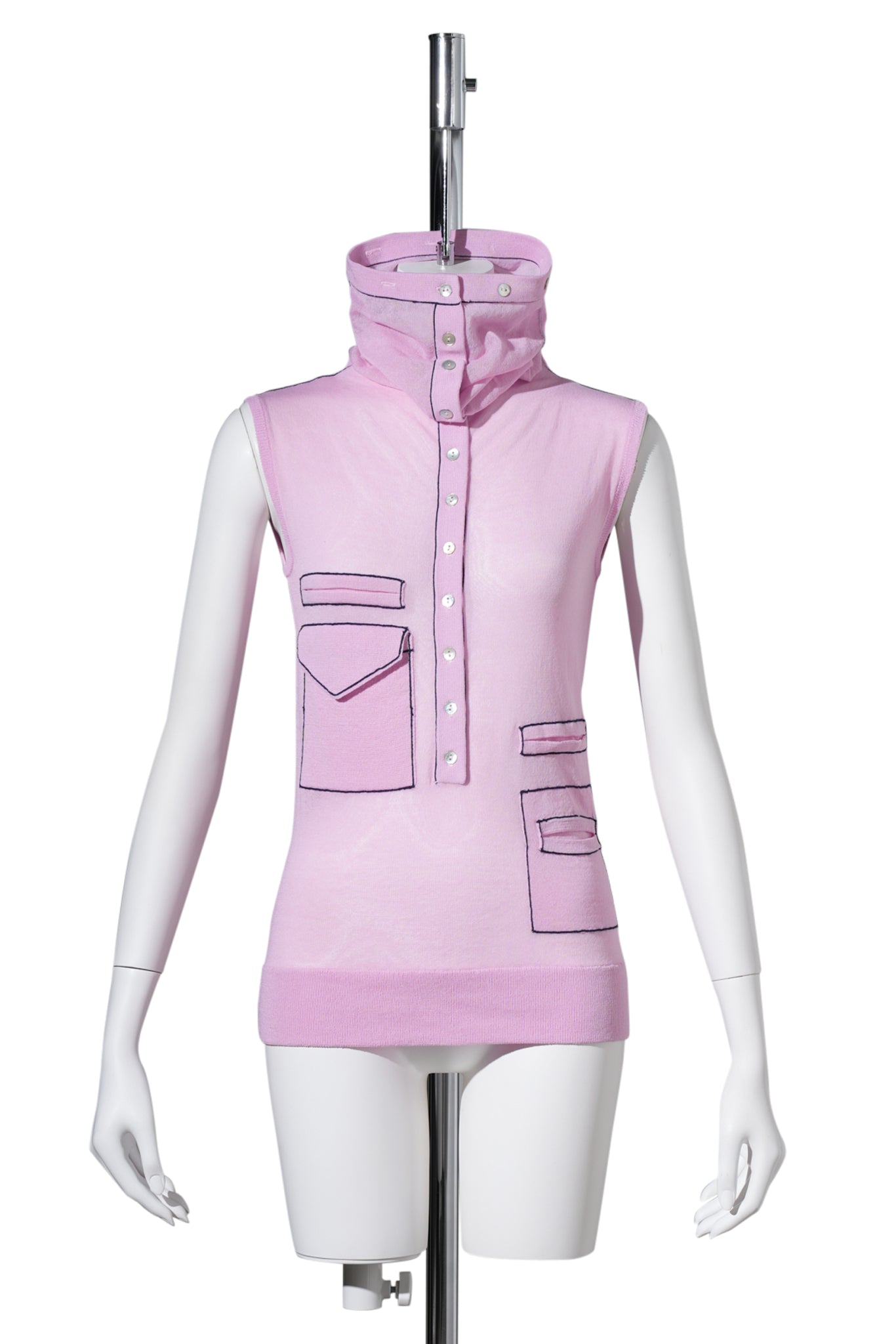 KREINER KNIT ROLLNECK / PALE PINK