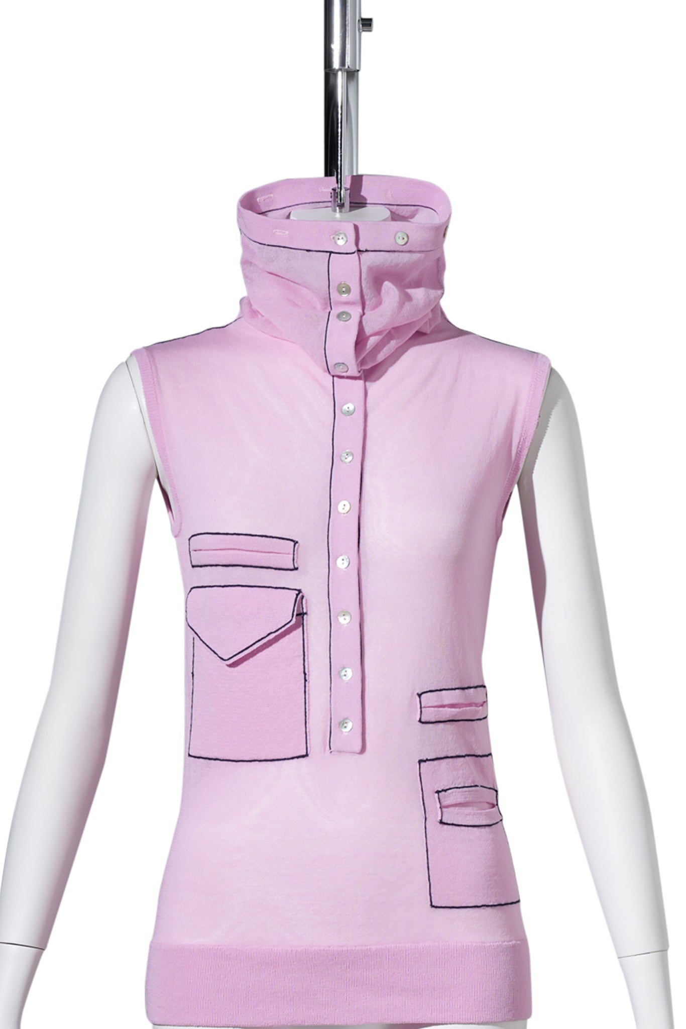 KREINER KNIT ROLLNECK / PALE PINK