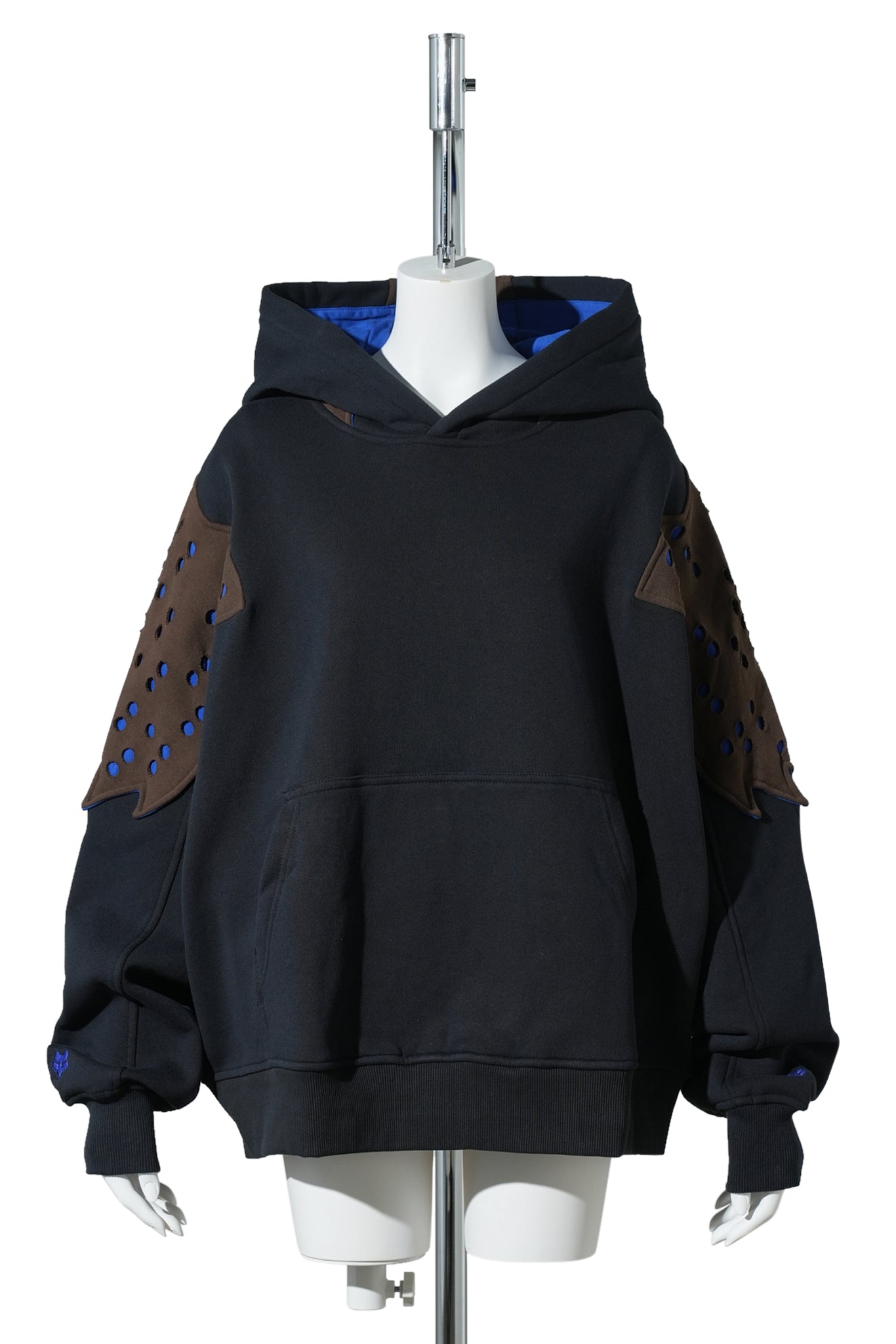 FOX KK PERFORATED FLC HOODIE / BLK RNS