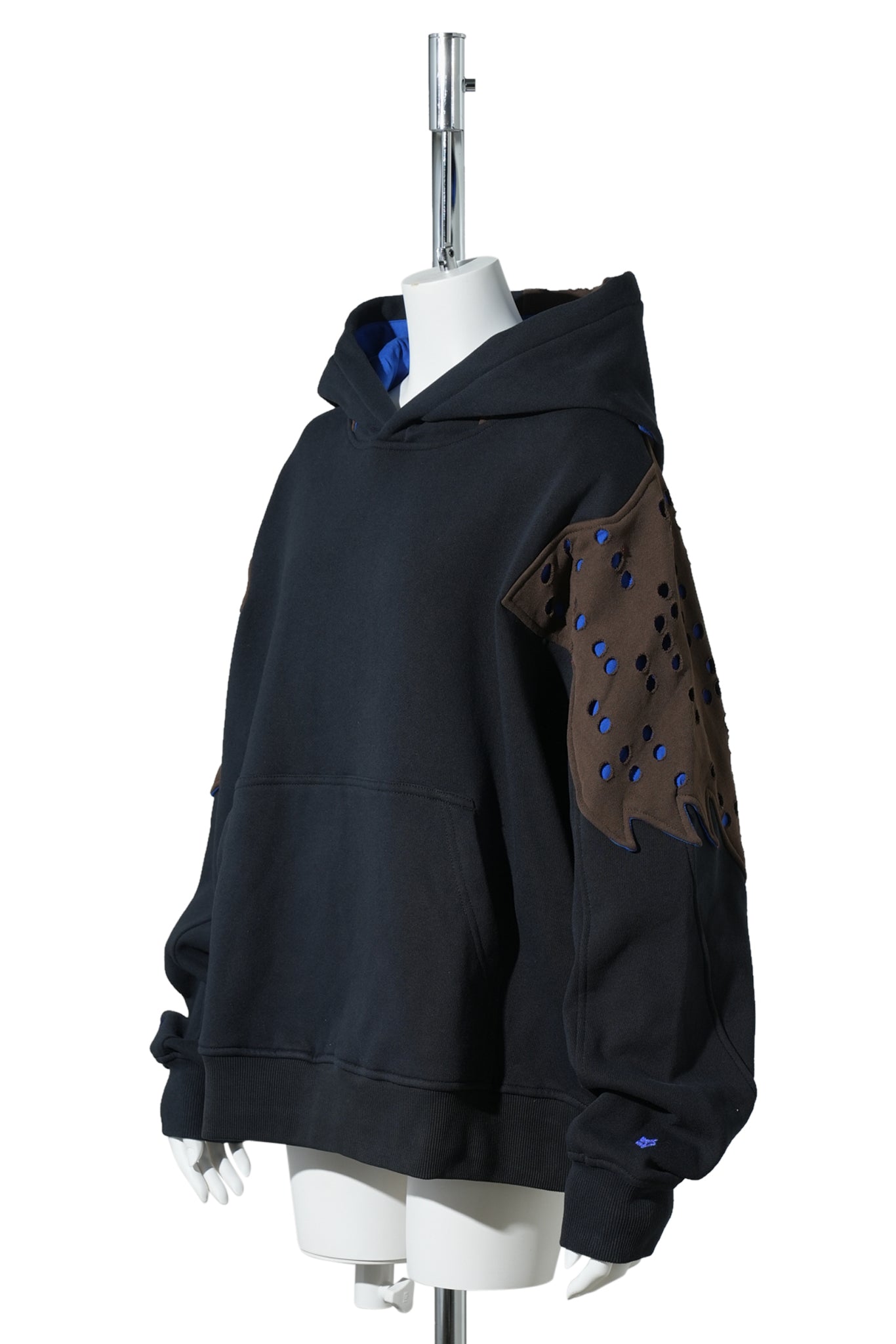 FOX KK PERFORATED FLC HOODIE / BLK RNS