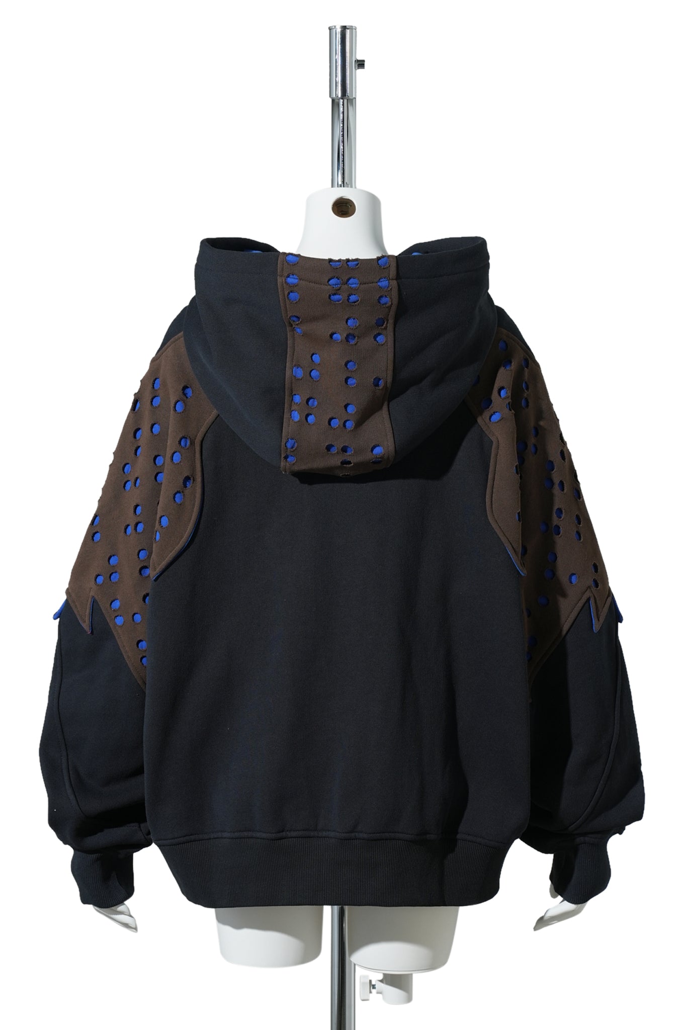 FOX KK PERFORATED FLC HOODIE / BLK RNS