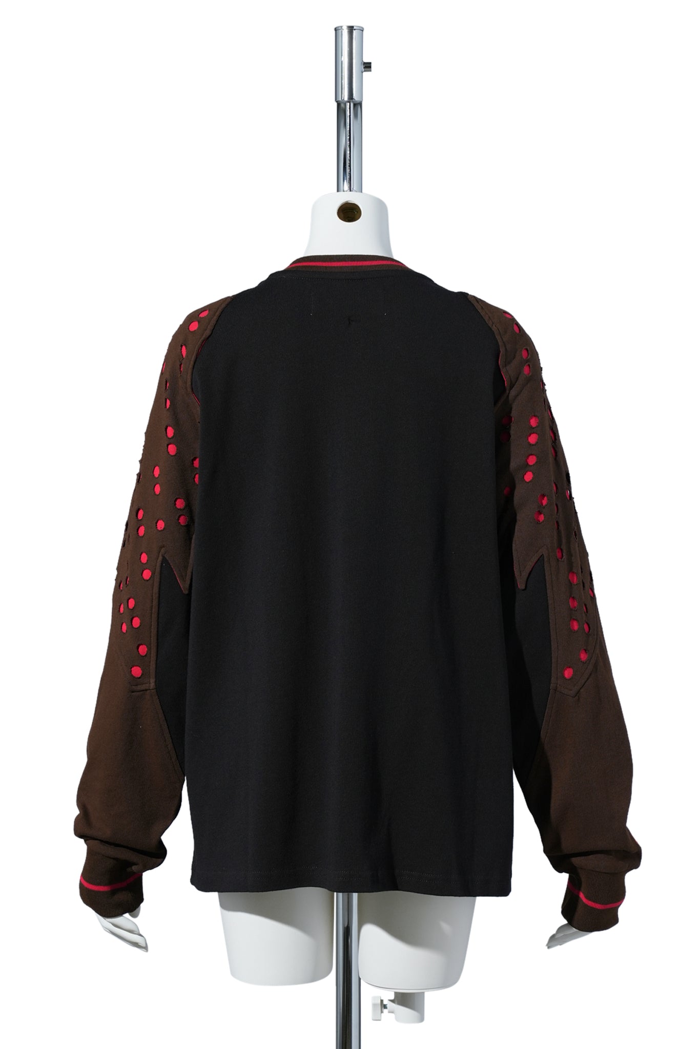 FOX KK PERFORATED LS TEE / BLK RNS