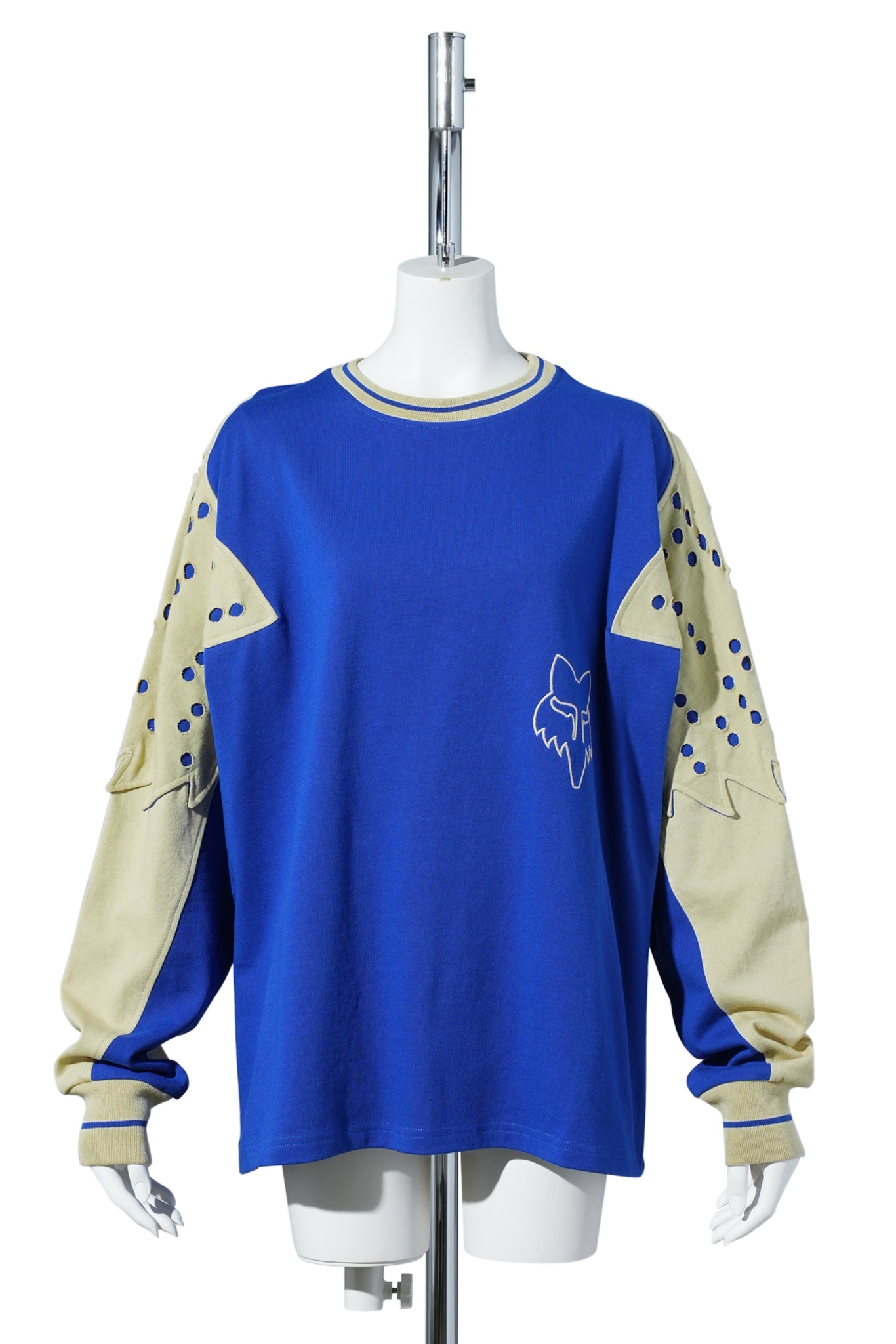 FOX KK PERFORATED LS TEE / BBRY